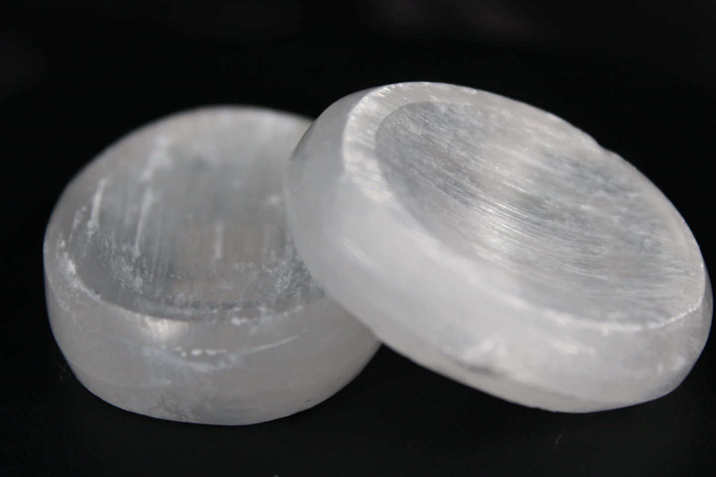 Selenite Worry Stone