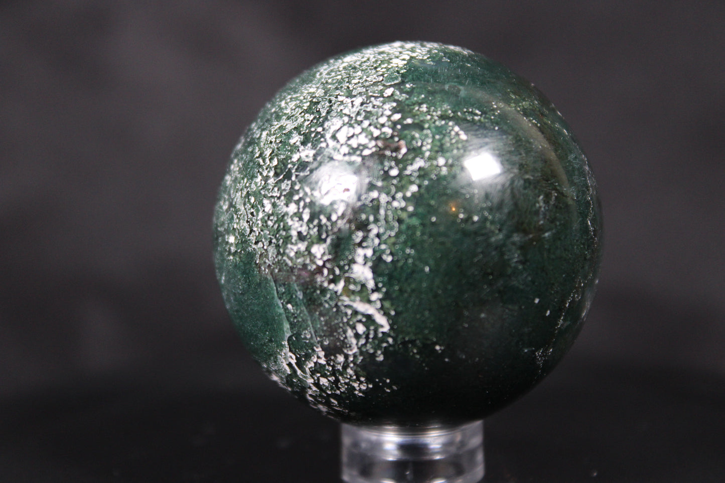 Moss Agate Sphere | D10
