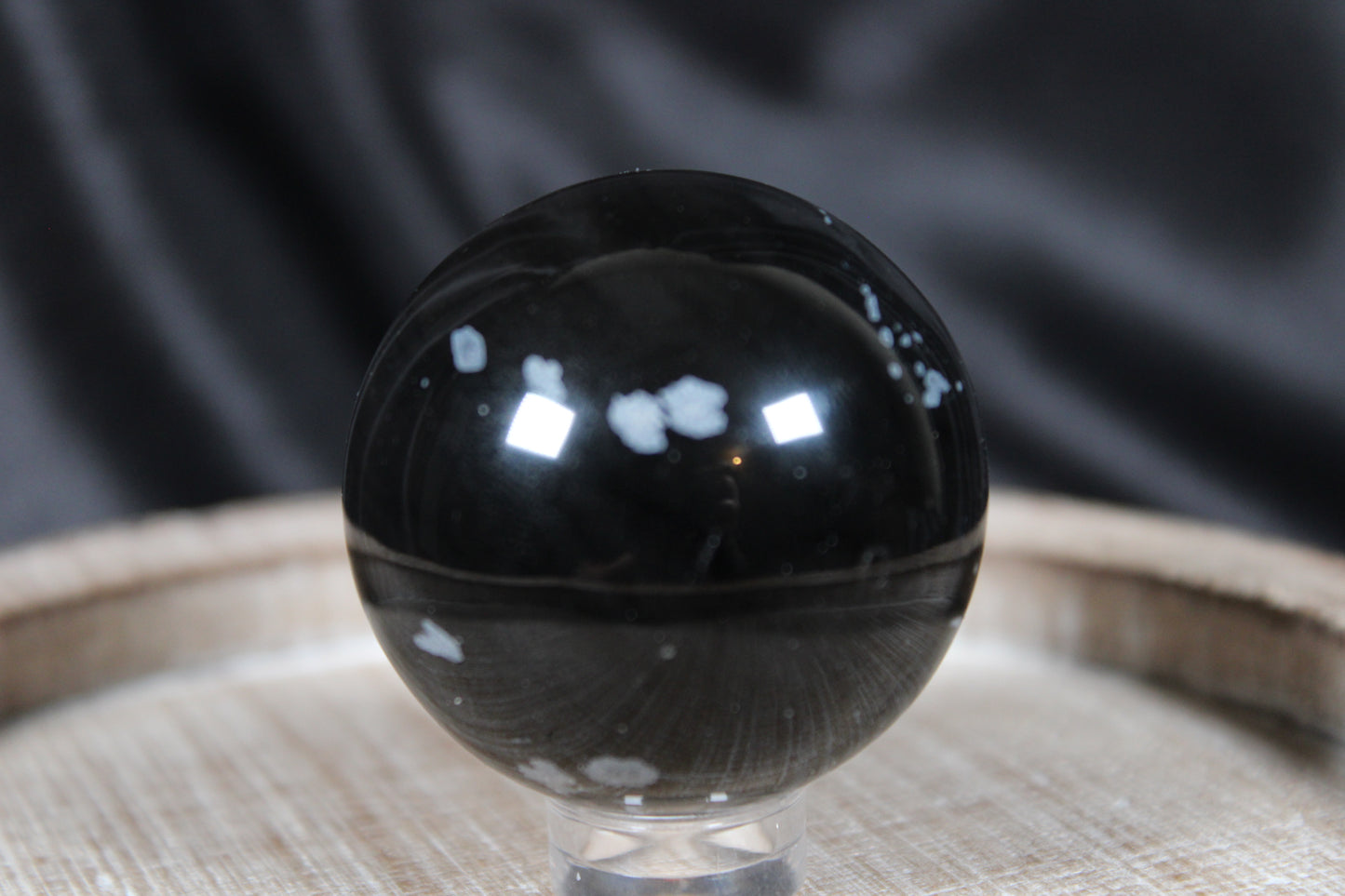 Snowflake Obsidian Sphere | A14