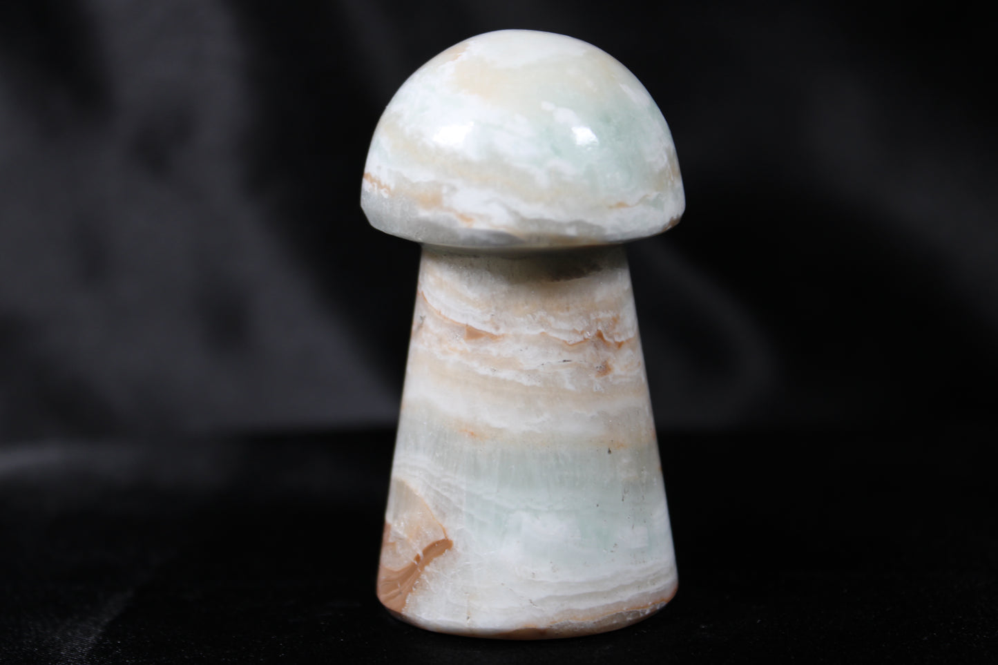 Blue Calcite Mushroom | B10