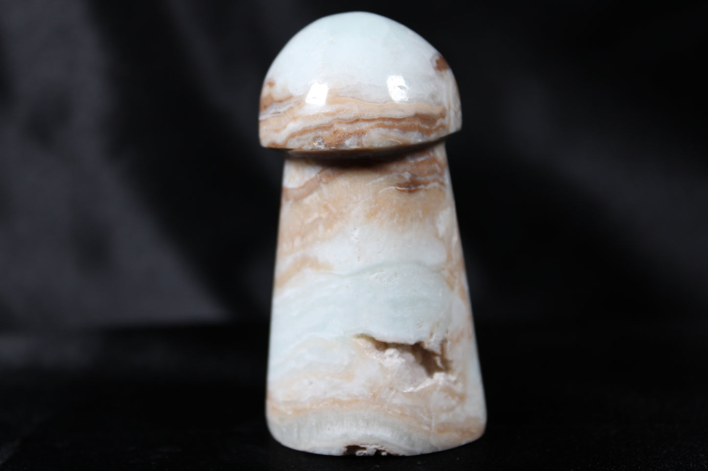 Blue Calcite Mushroom | A10