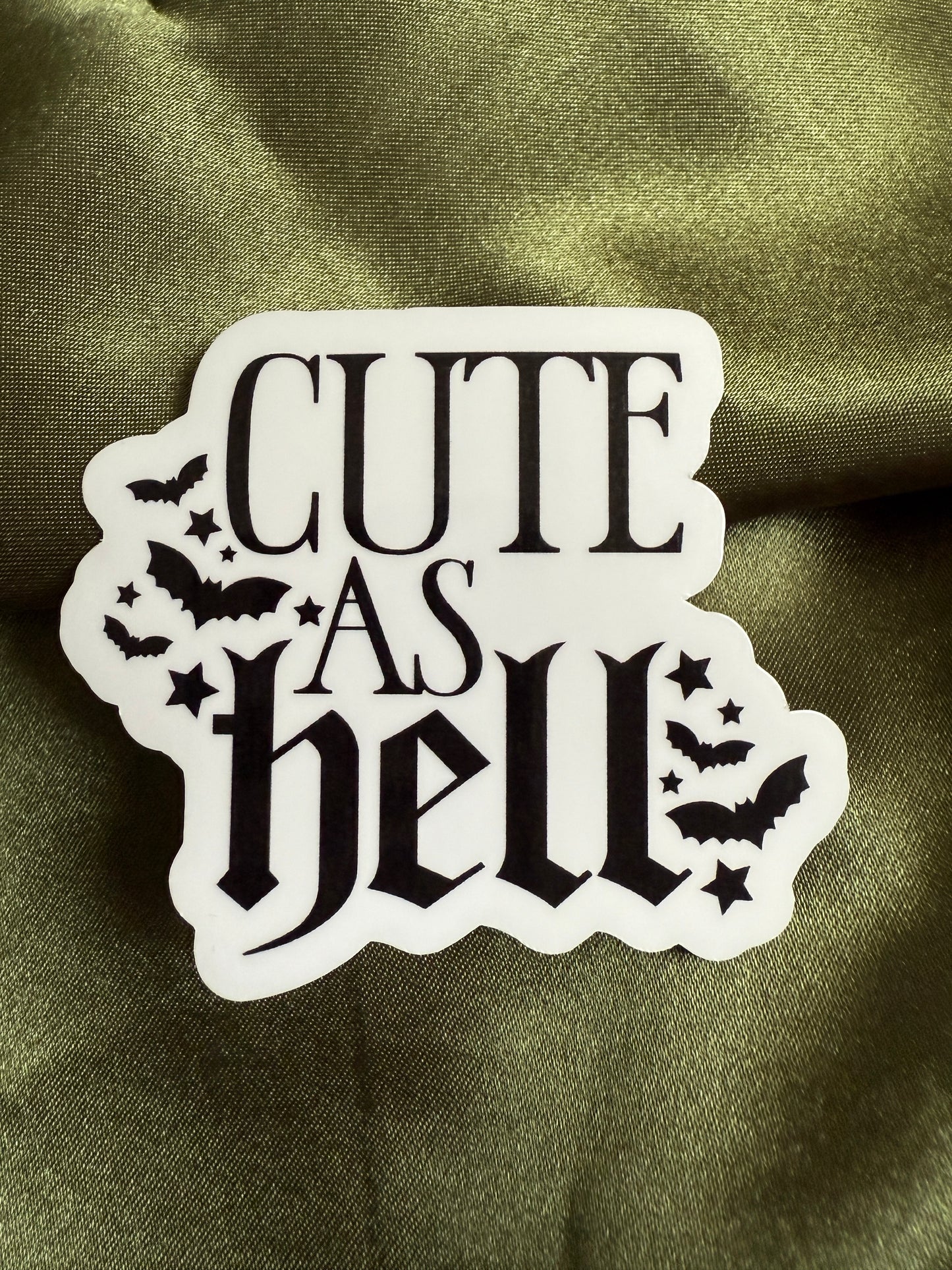 Cute As Hell Bats | Sticker