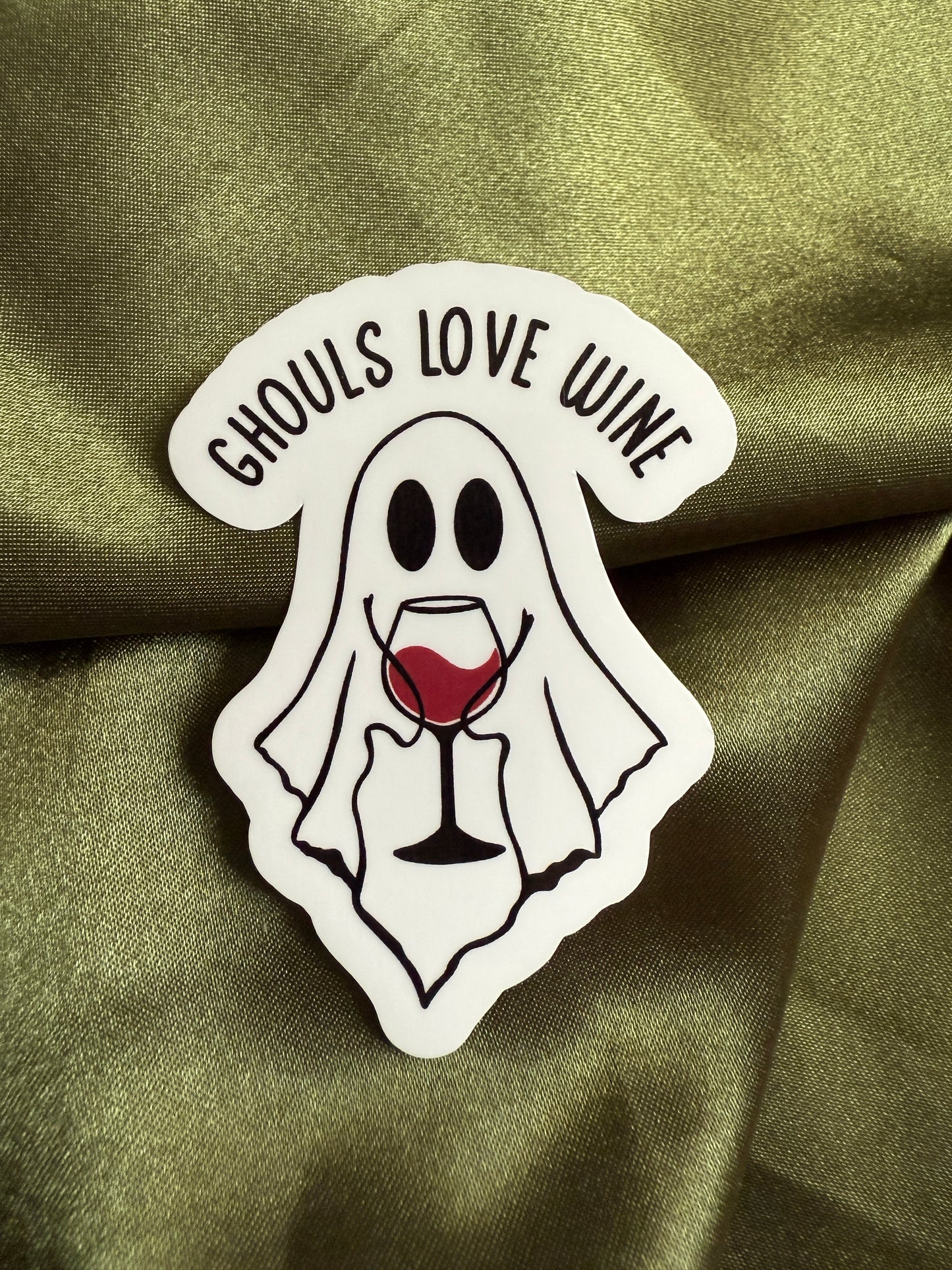 Ghouls Love Wine | Sticker