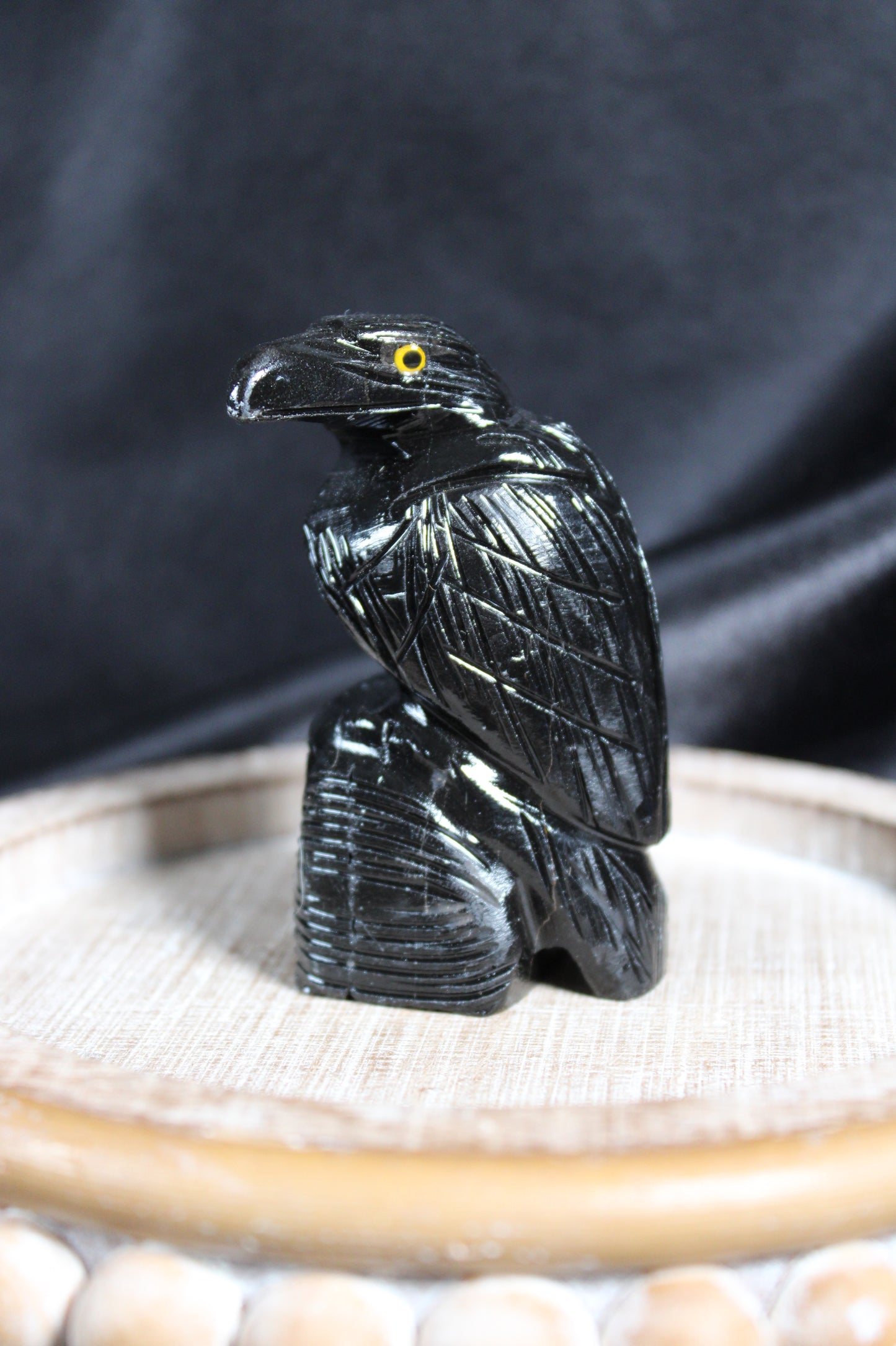 Raven | Black Calcite | A15 | Halloween