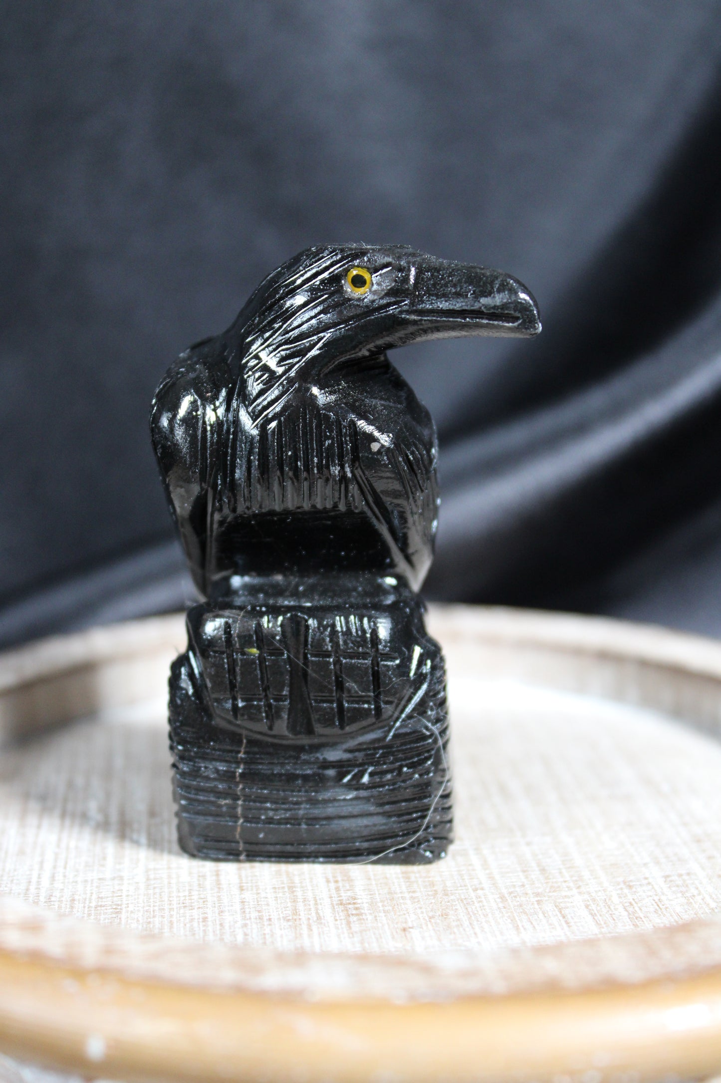 Raven | Black Calcite | A15 | Halloween