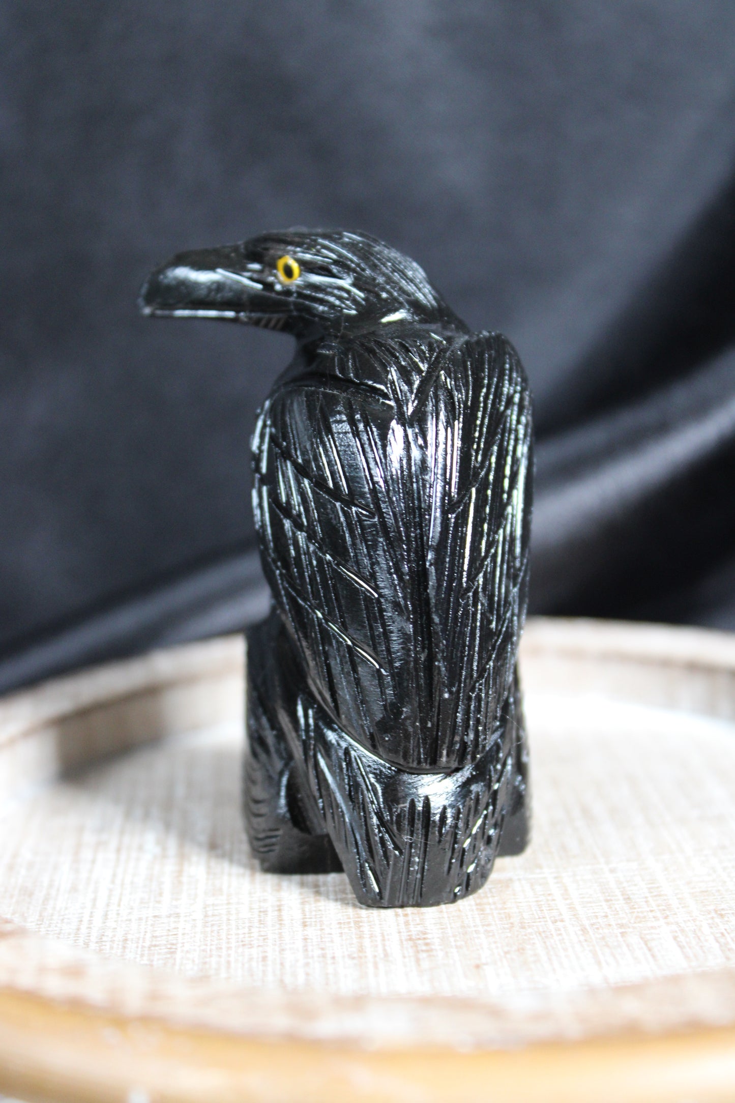 Raven | Black Calcite | A15 | Halloween