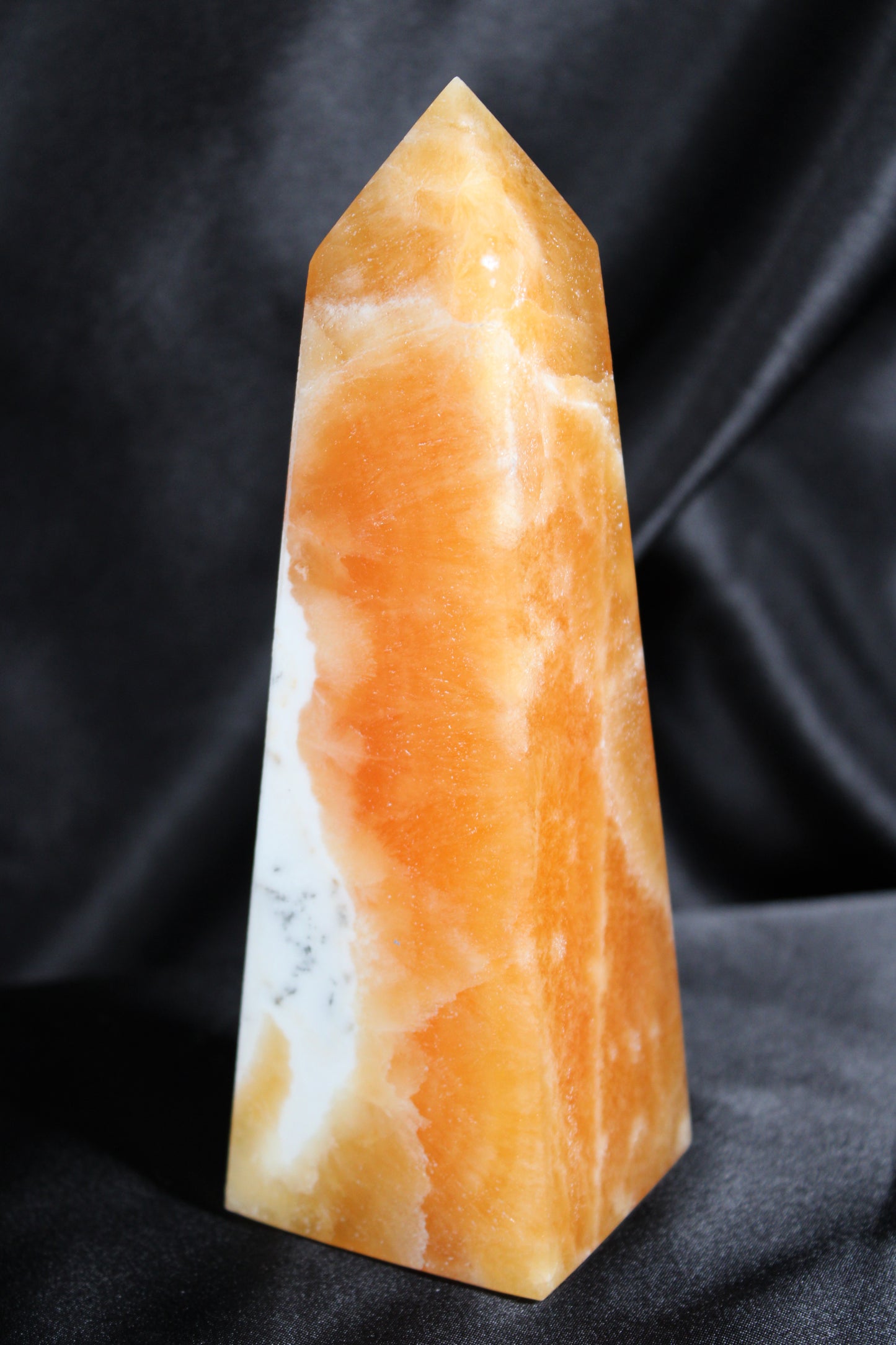 Orange Calcite | Obelisk | E27
