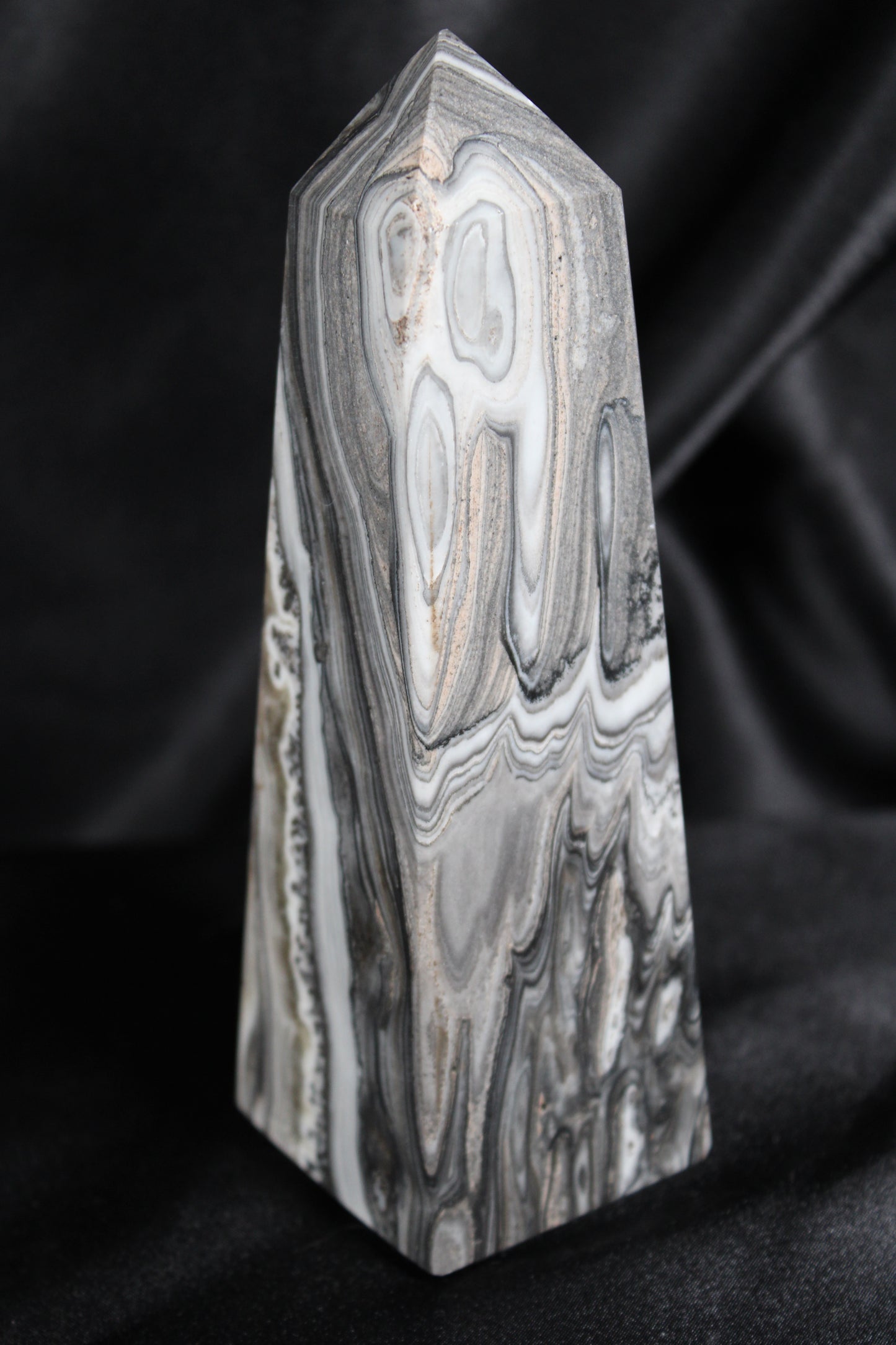 Zebra Calcite | Obelisk | C25