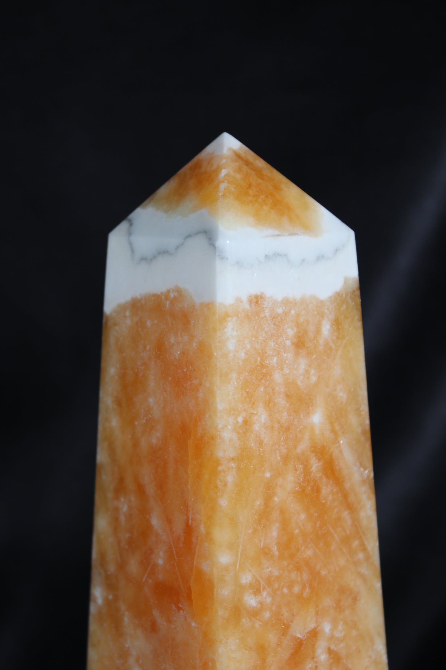 Orange Calcite | Obelisk | H95