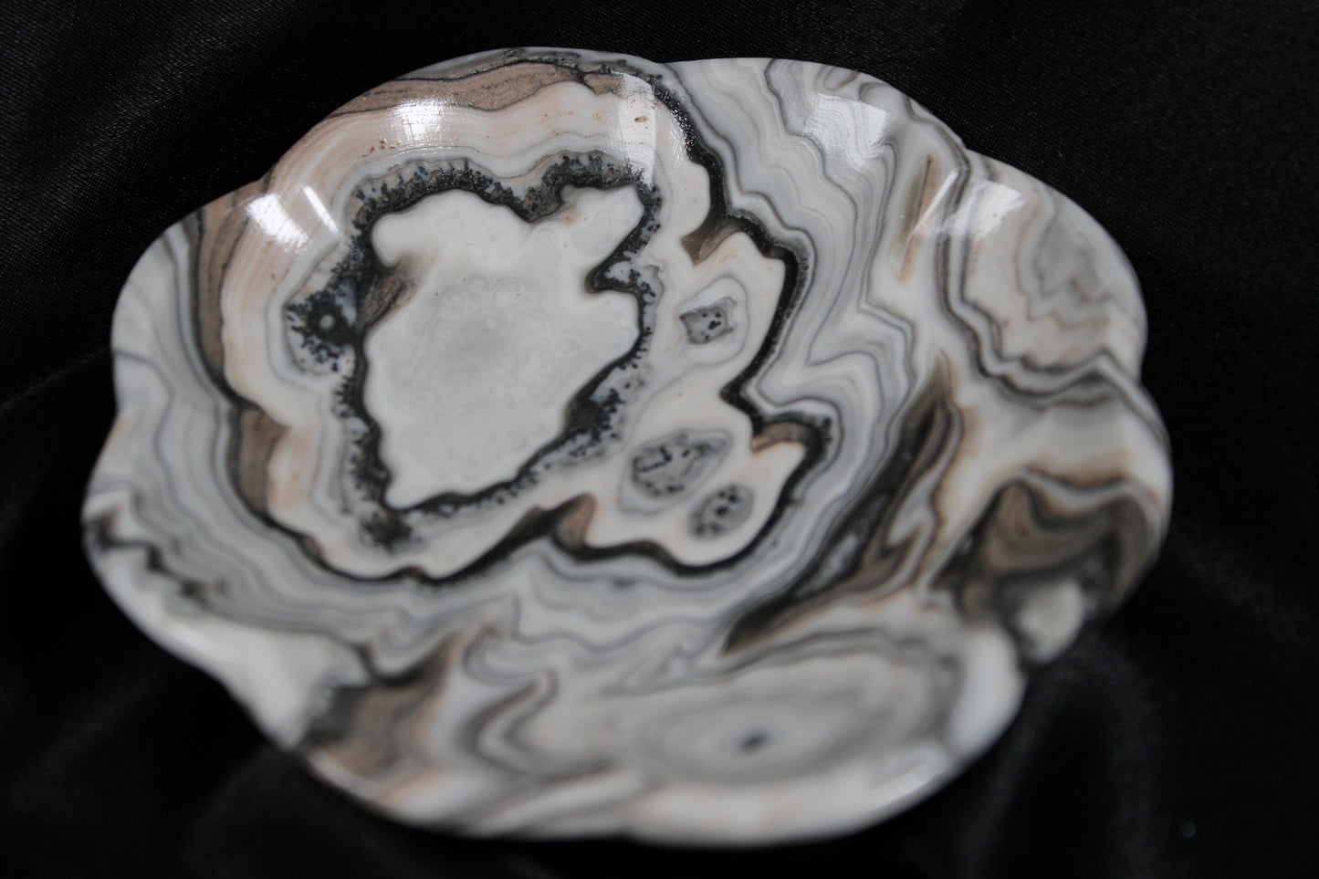 Calcite | Scalloped Bowl | A20