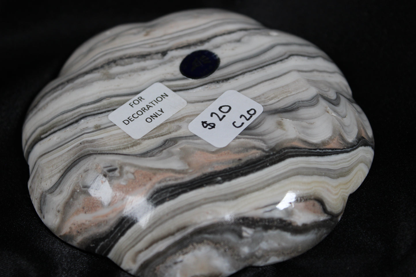 Calcite | Scalloped Bowl | C20