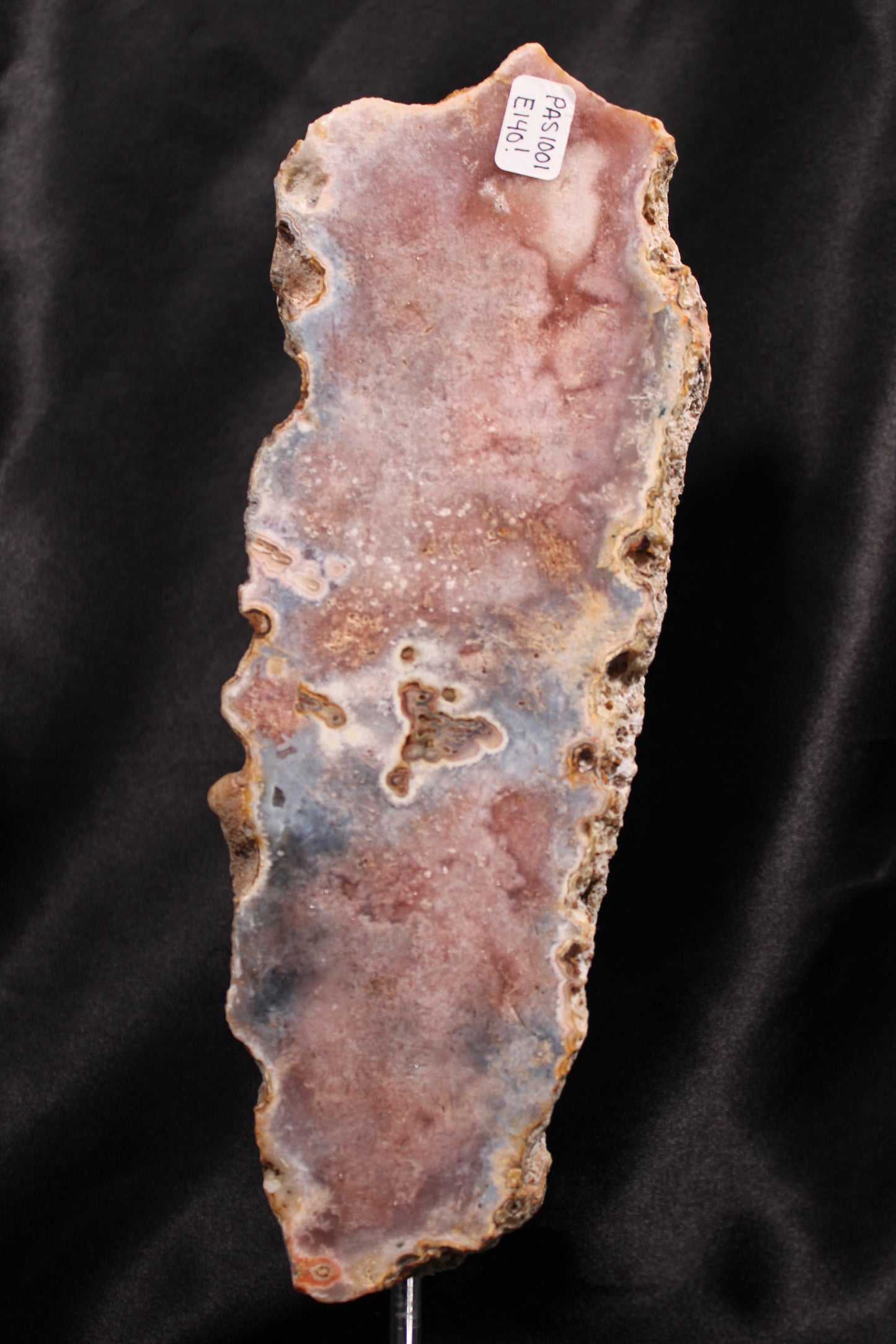 Pink Amethyst Slab with Stand | Brazil | E140!