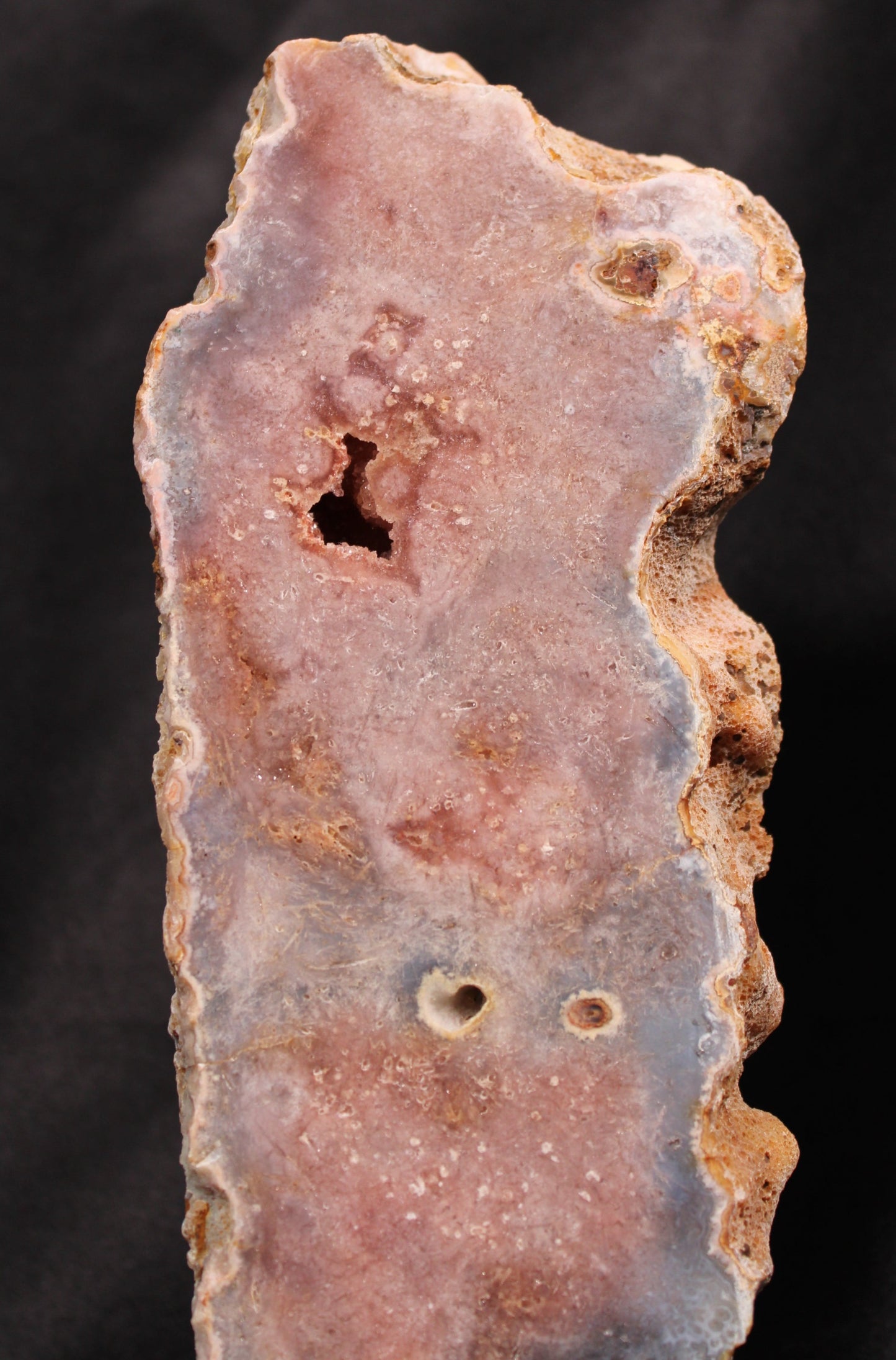 Pink Amethyst Slab with Stand | Brazil | E140!