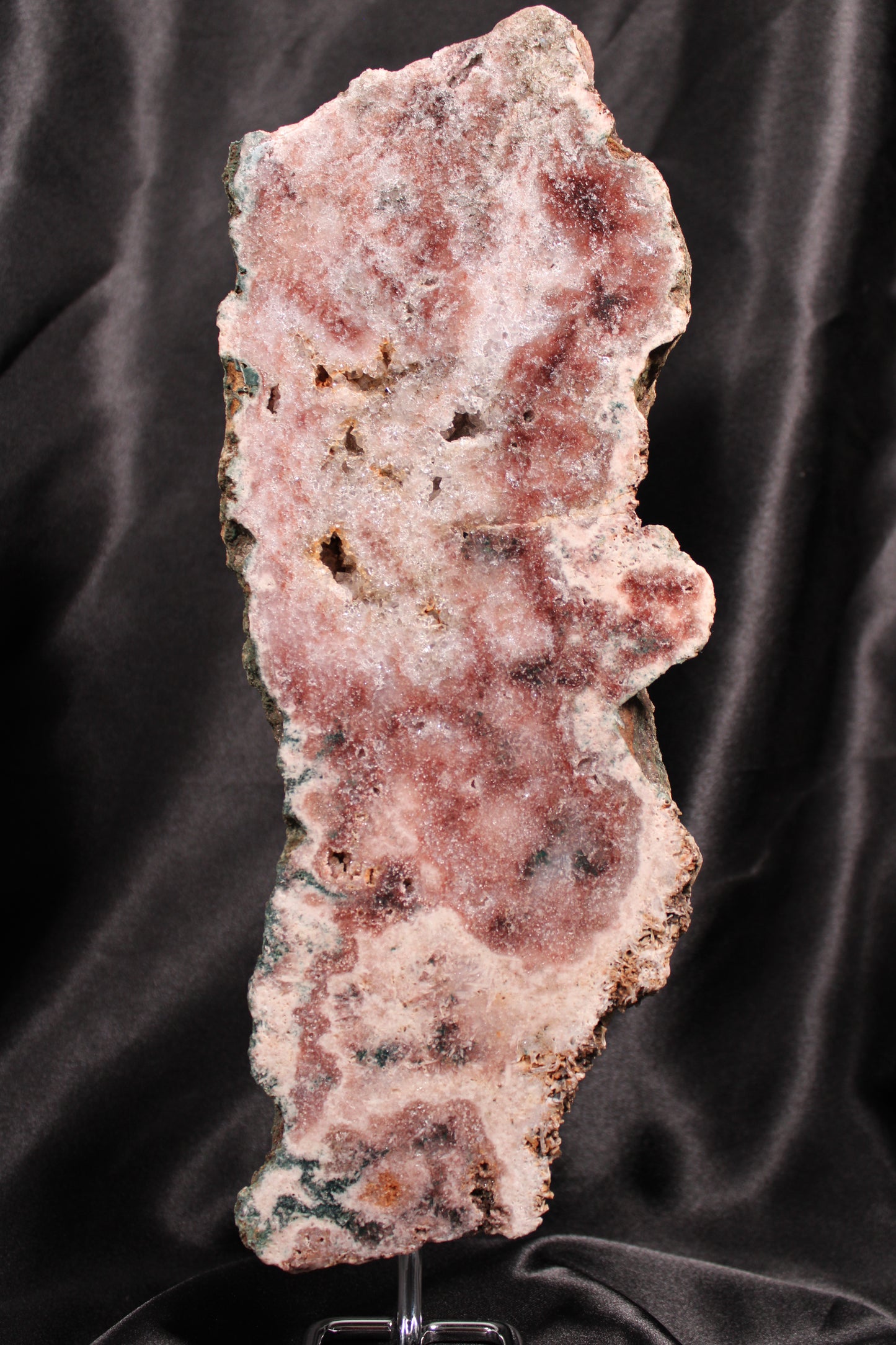 Pink Amethyst Slab with Stand | Brazil | A278!