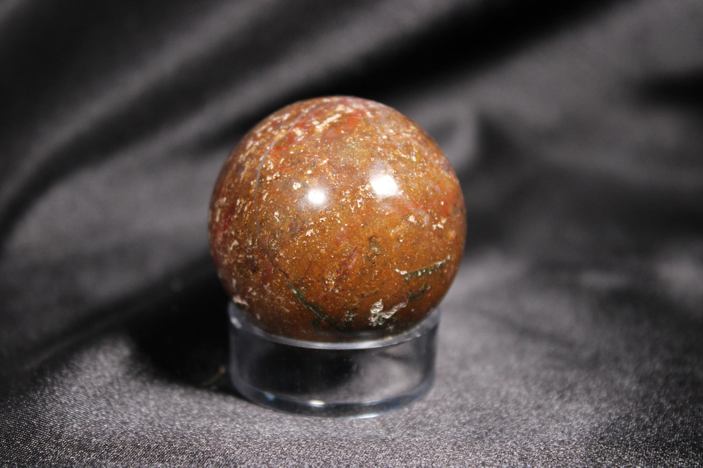 Red Moss Agate Sphere | D14