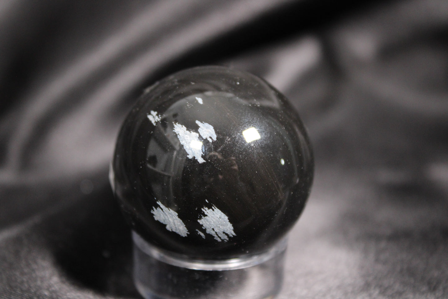 Snowflake Obsidian Sphere | D14