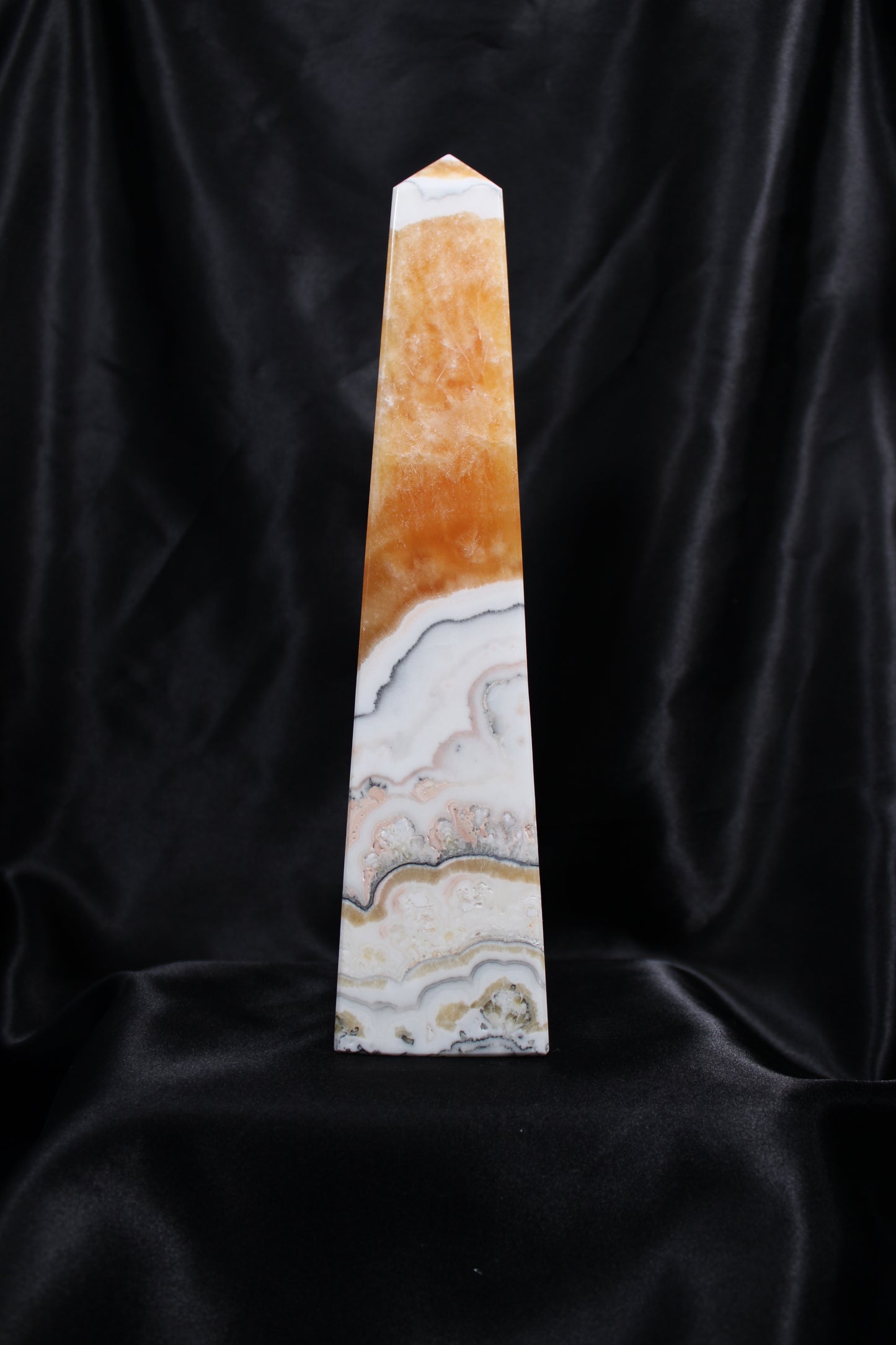 Orange Calcite | Obelisk | H95