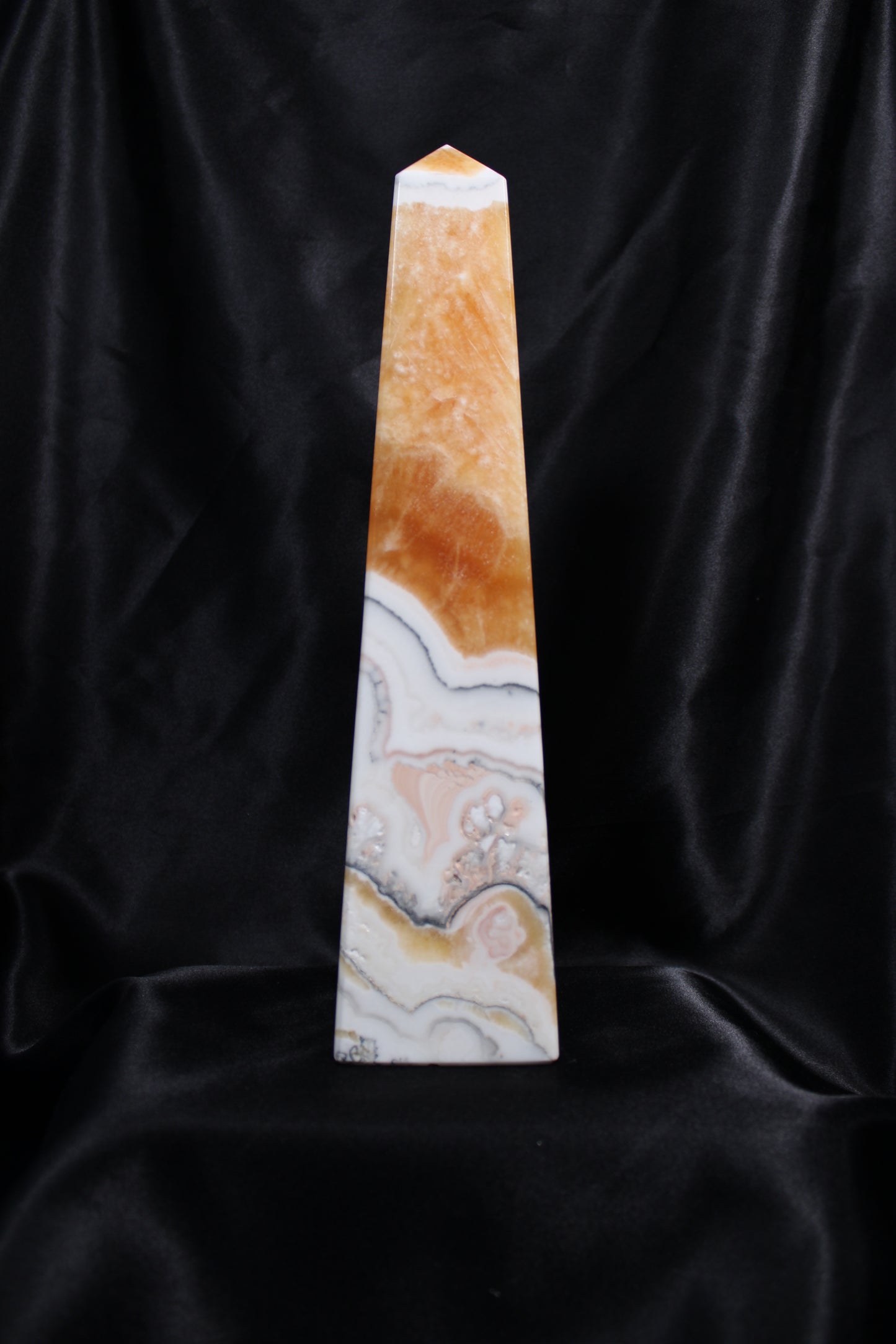Orange Calcite | Obelisk | H95