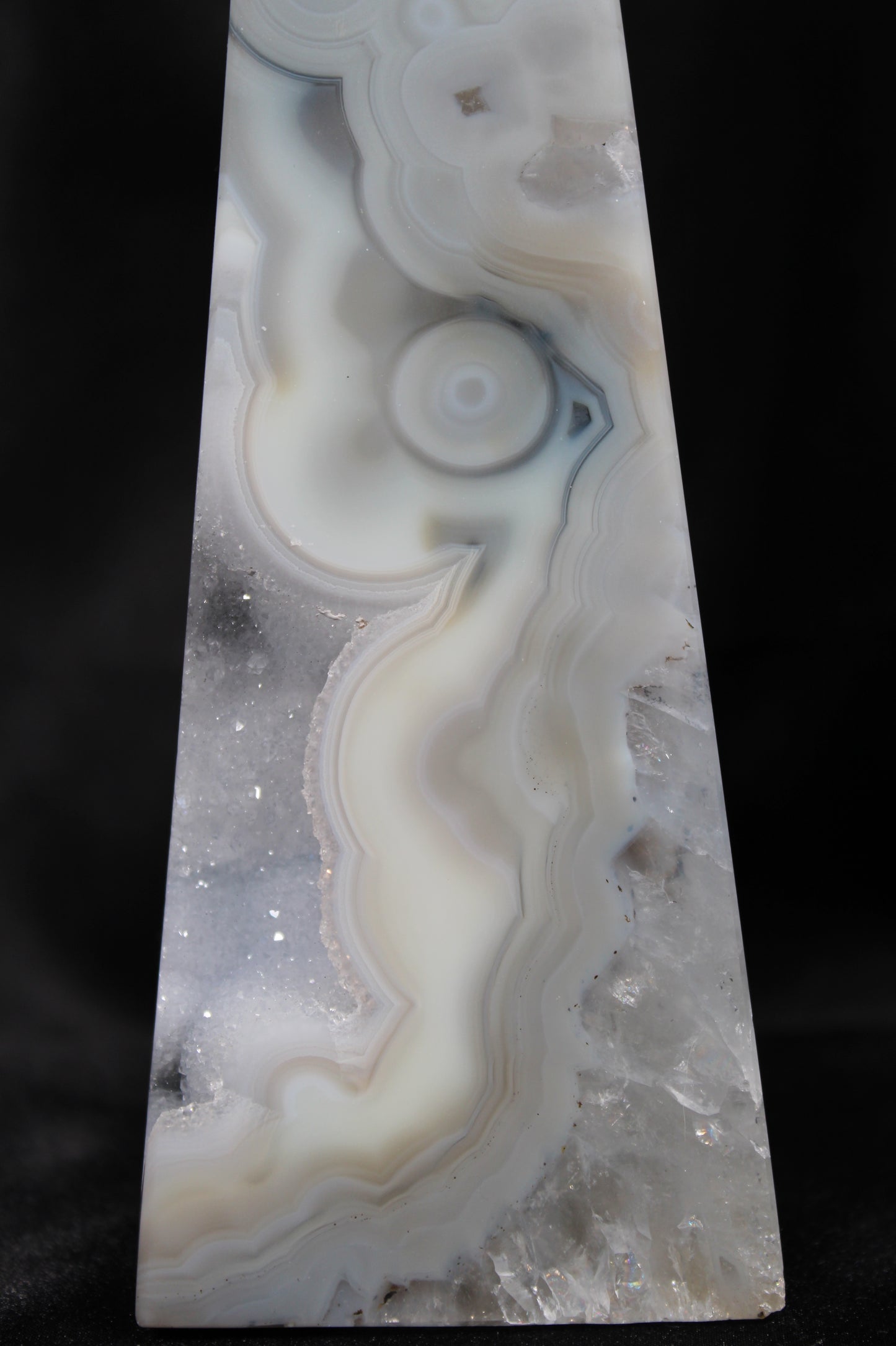 Druzy Agate Obelisk | Brazil | J206