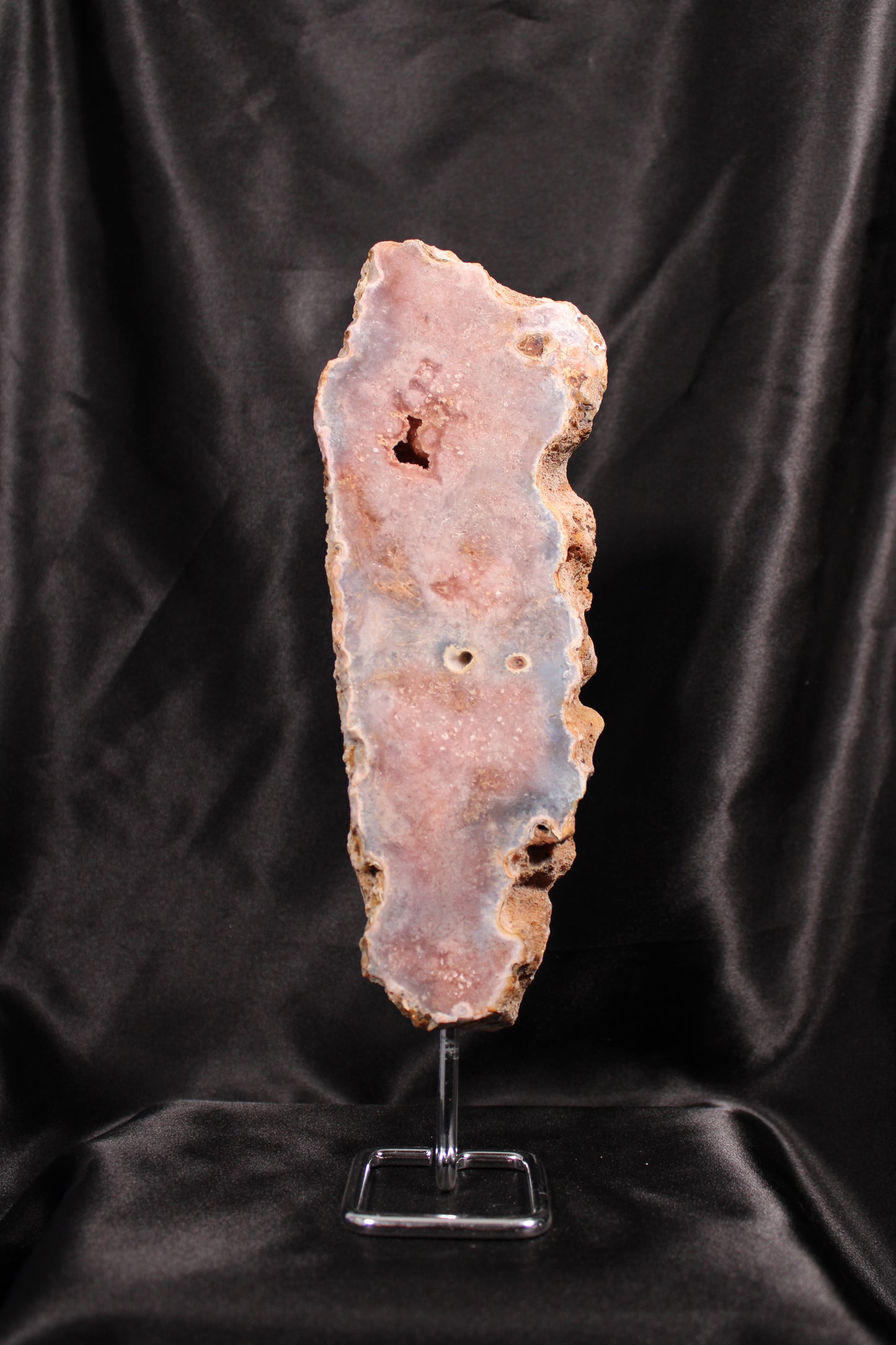 Pink Amethyst Slab with Stand | Brazil | E140!