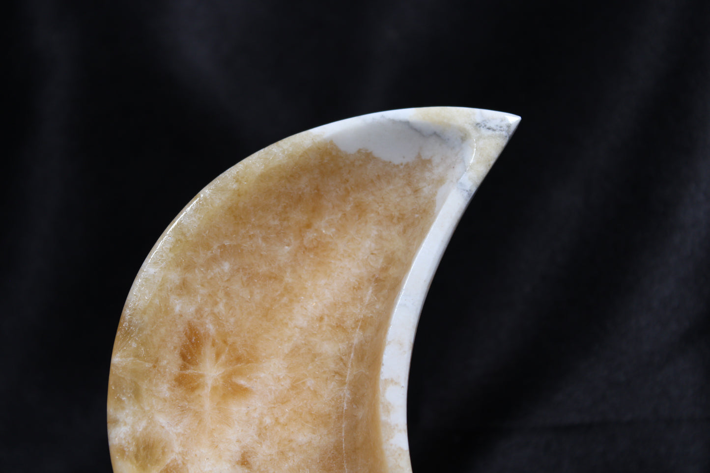 Orange Calcite | Moon Bowl | C22