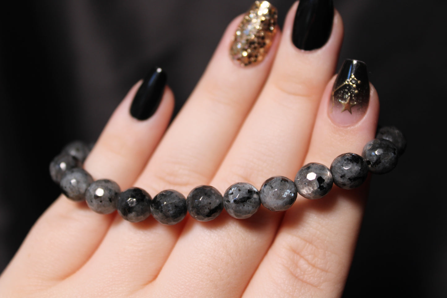 Larvikite | 8mm | Bracelet