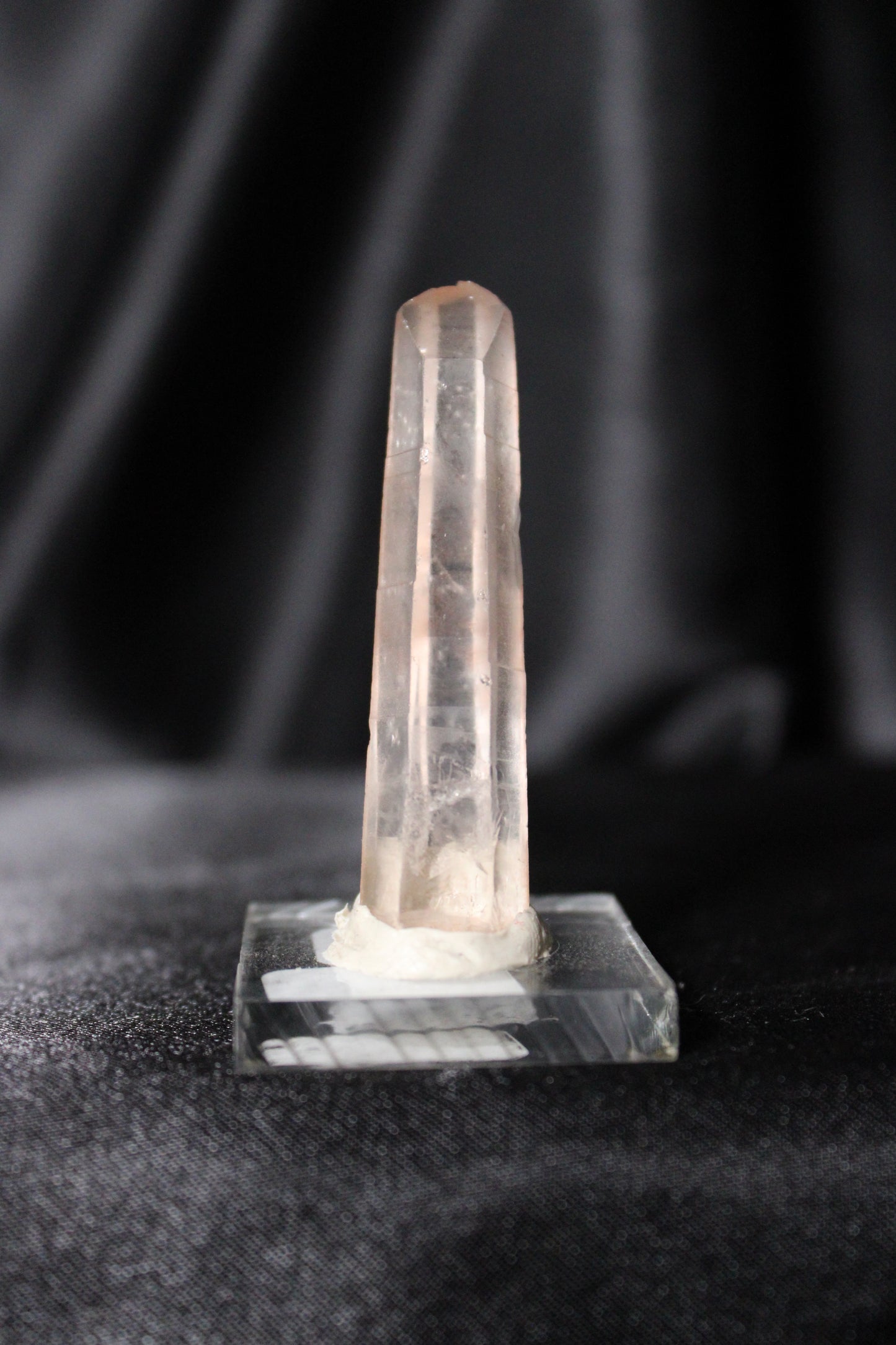 Hematite Lemurian Quartz Specimen | Zambia | F16 w/stand