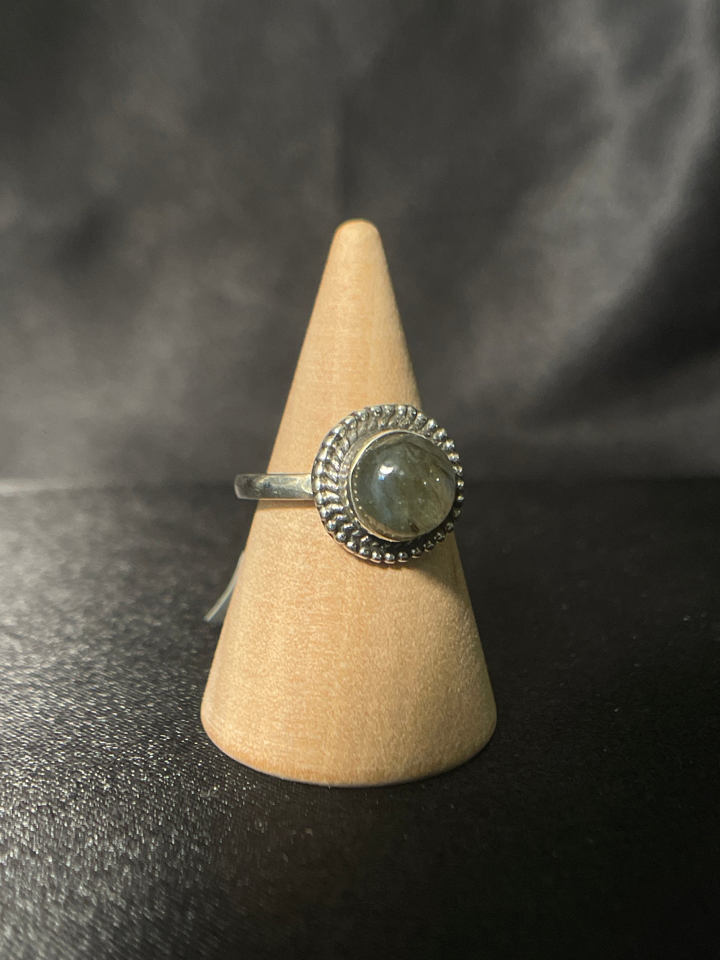 Labradorite Ring | Sterling Silver | Size - 4.5 | A30