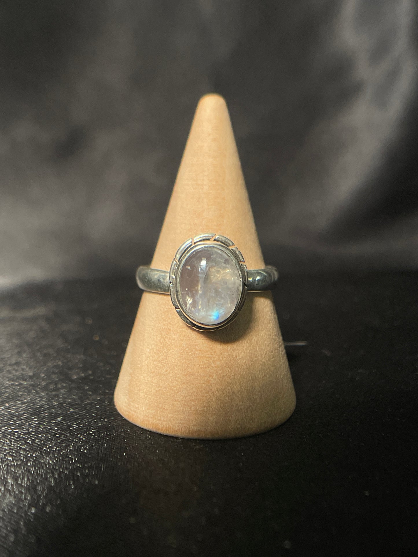 Moonstone Ring | Sterling Silver | Size - 5.25 | A40