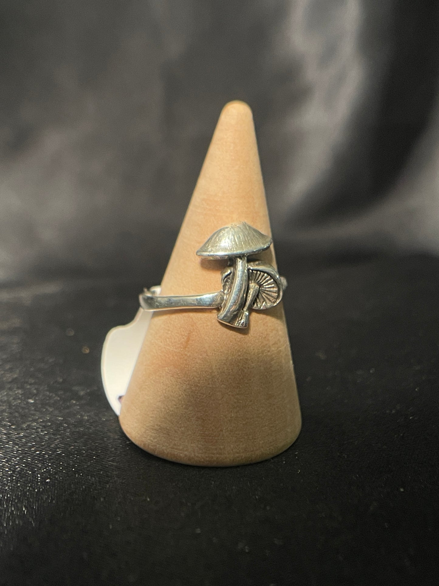 Mushroom Ring | Sterling Silver | Size - 5.5 | B20
