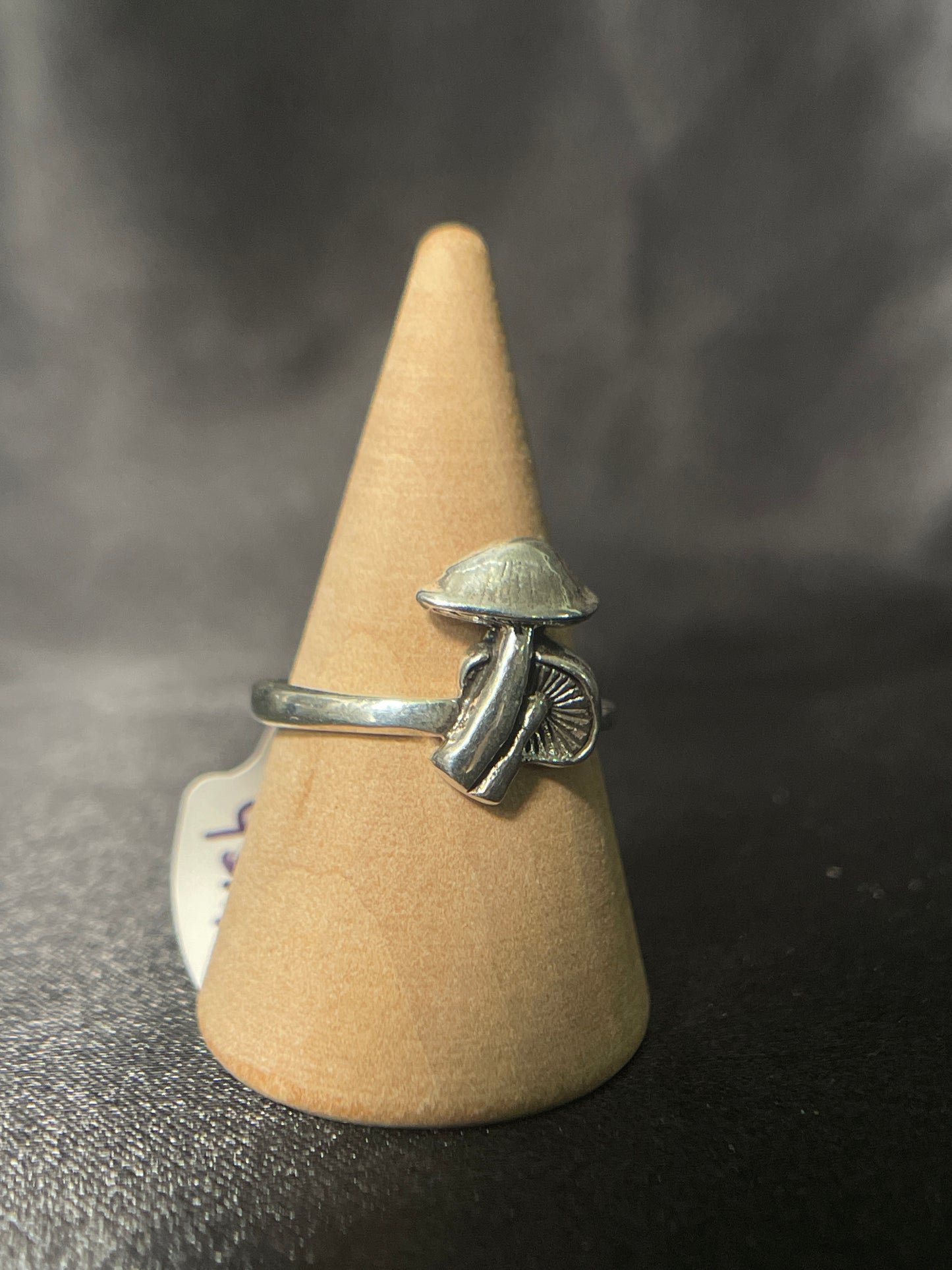 Mushroom Ring | Sterling Silver | Size - 6 | A20