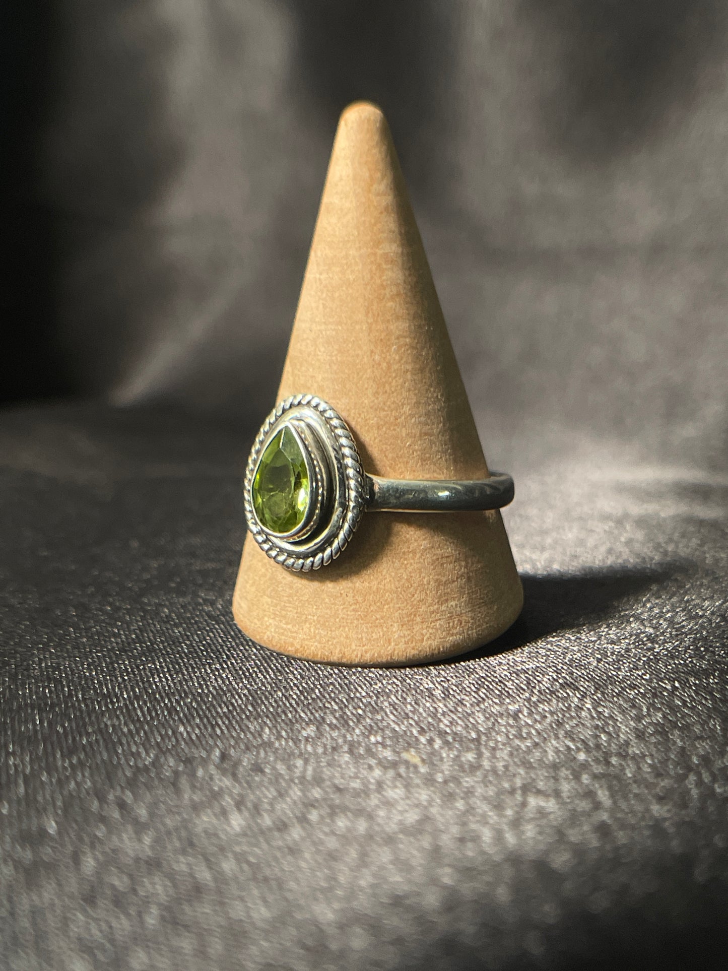 Peridot Ring | Sterling Silver | Size - 9.75 | A30