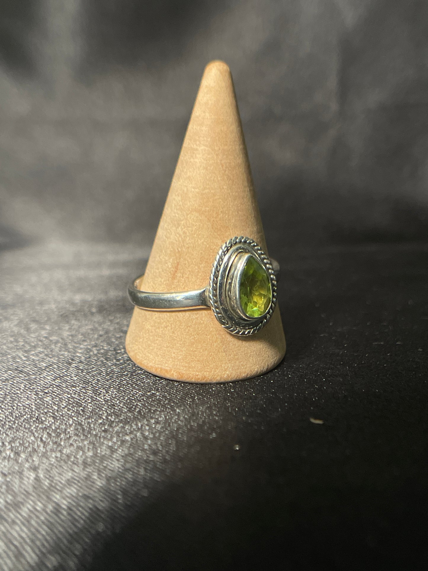 Peridot Ring | Sterling Silver | Size - 9.75 | A30