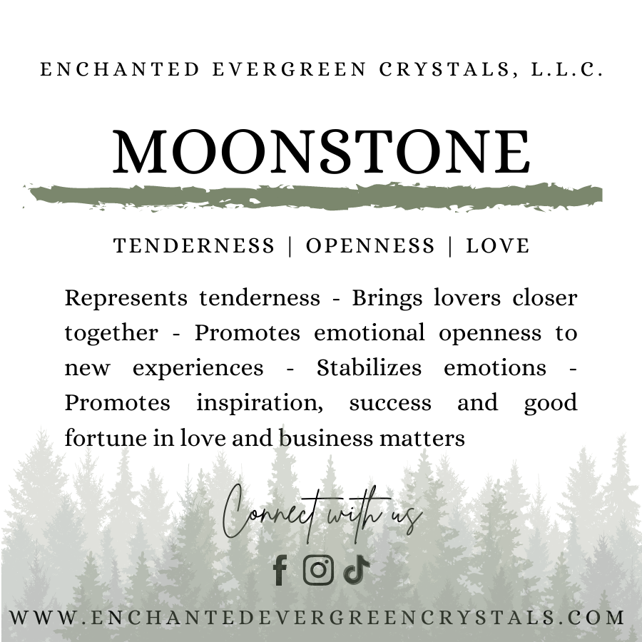 Moonstone Ring | Sterling Silver | Size - 8 | C50