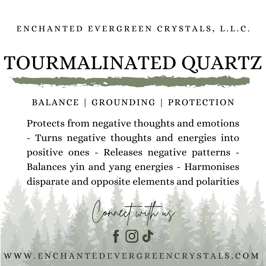 Tourmalinated Quartz | Freeform | C16 w/stand