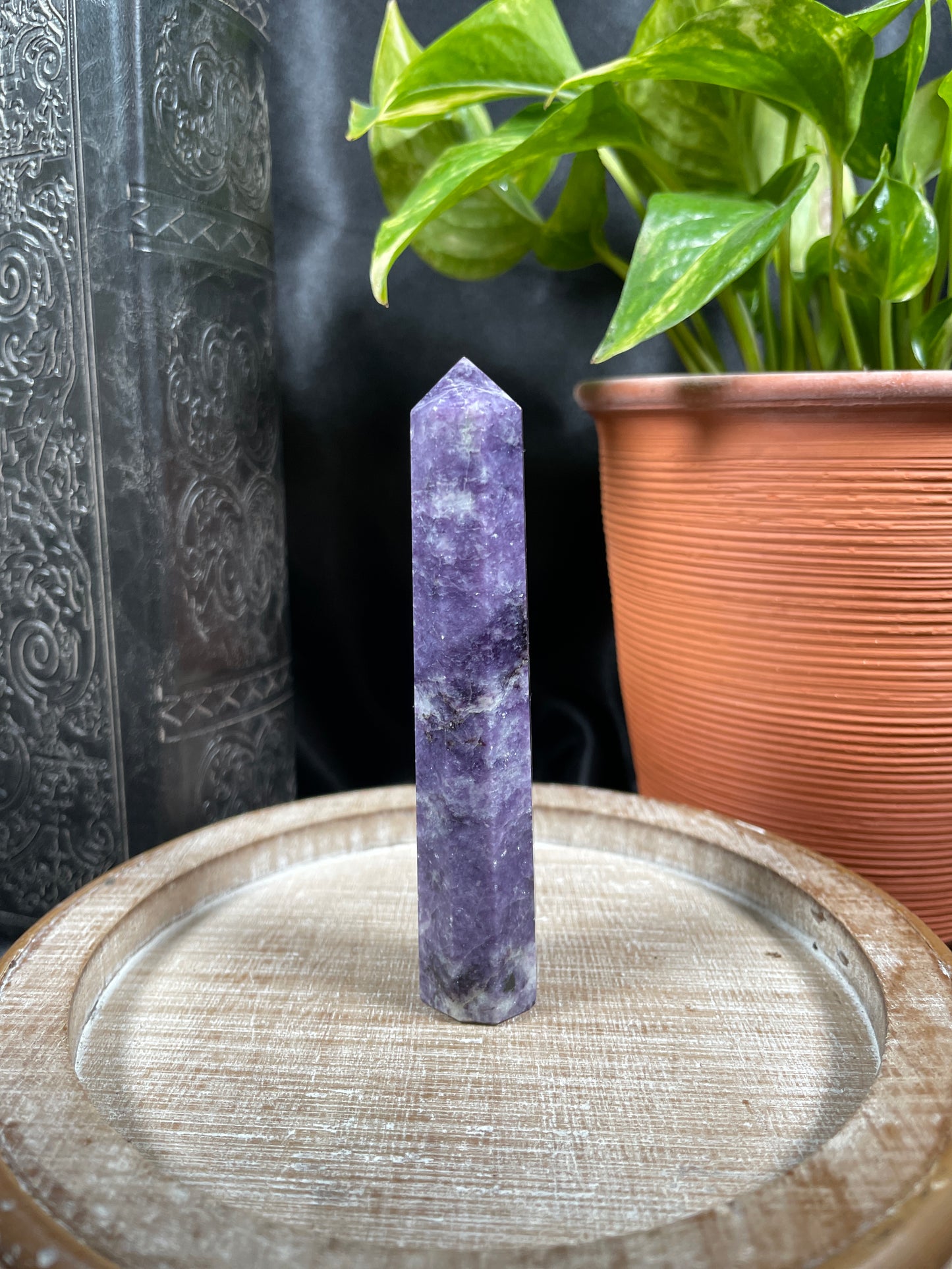Lepidolite Point | A18