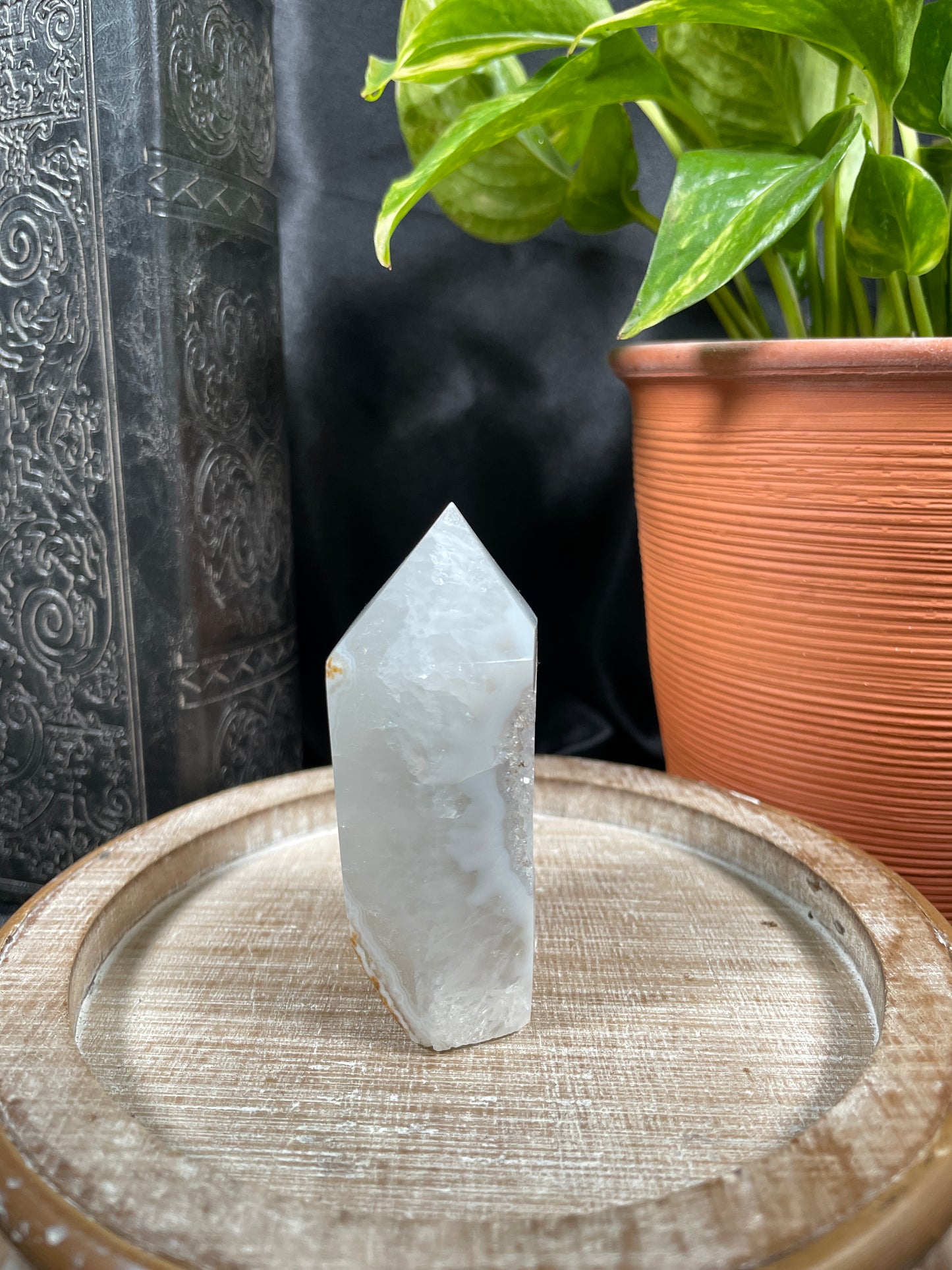 Druzy Agate Point | Brazil | AE29