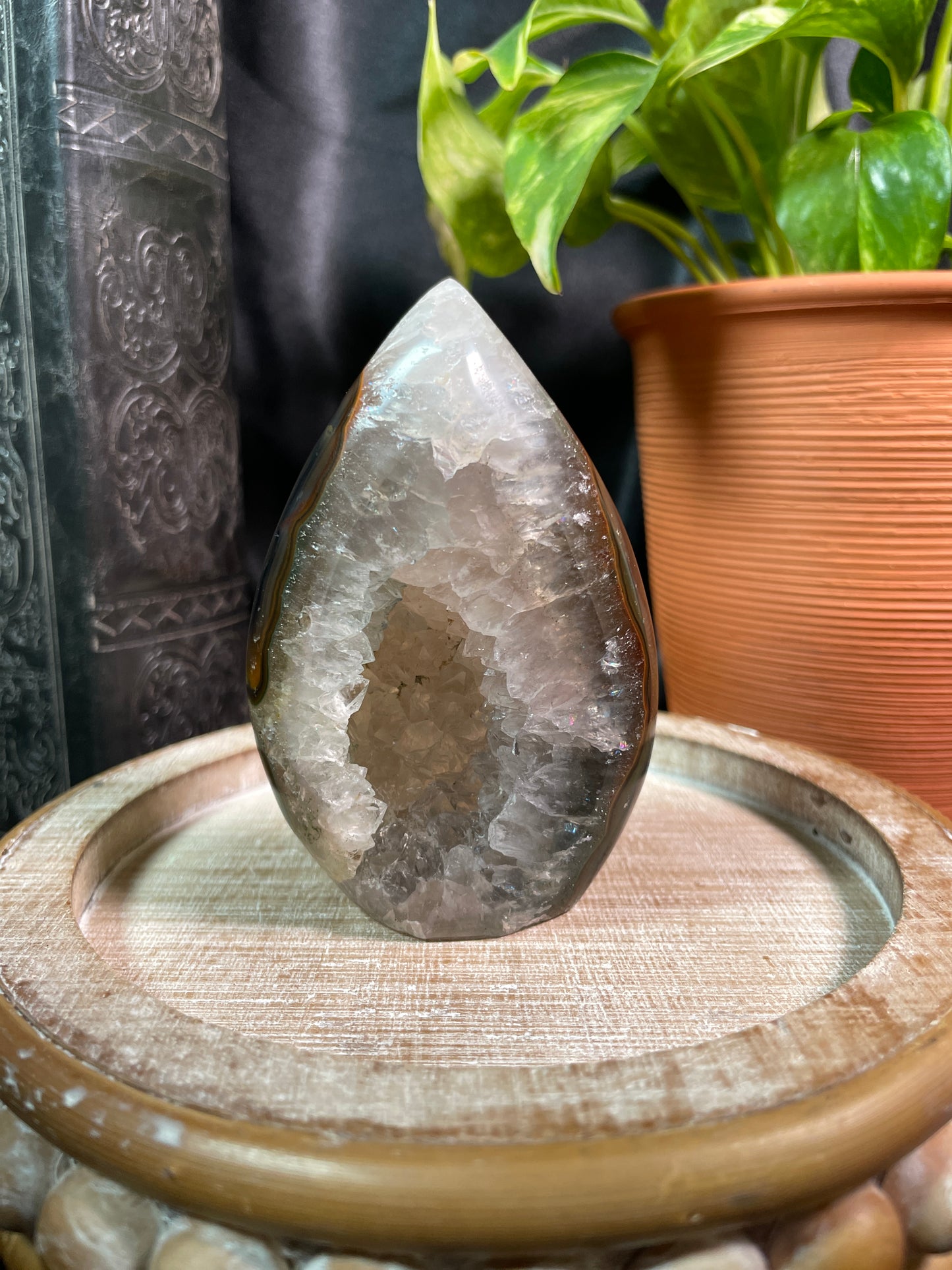 Druzy Agate Flame | Brazil | J38