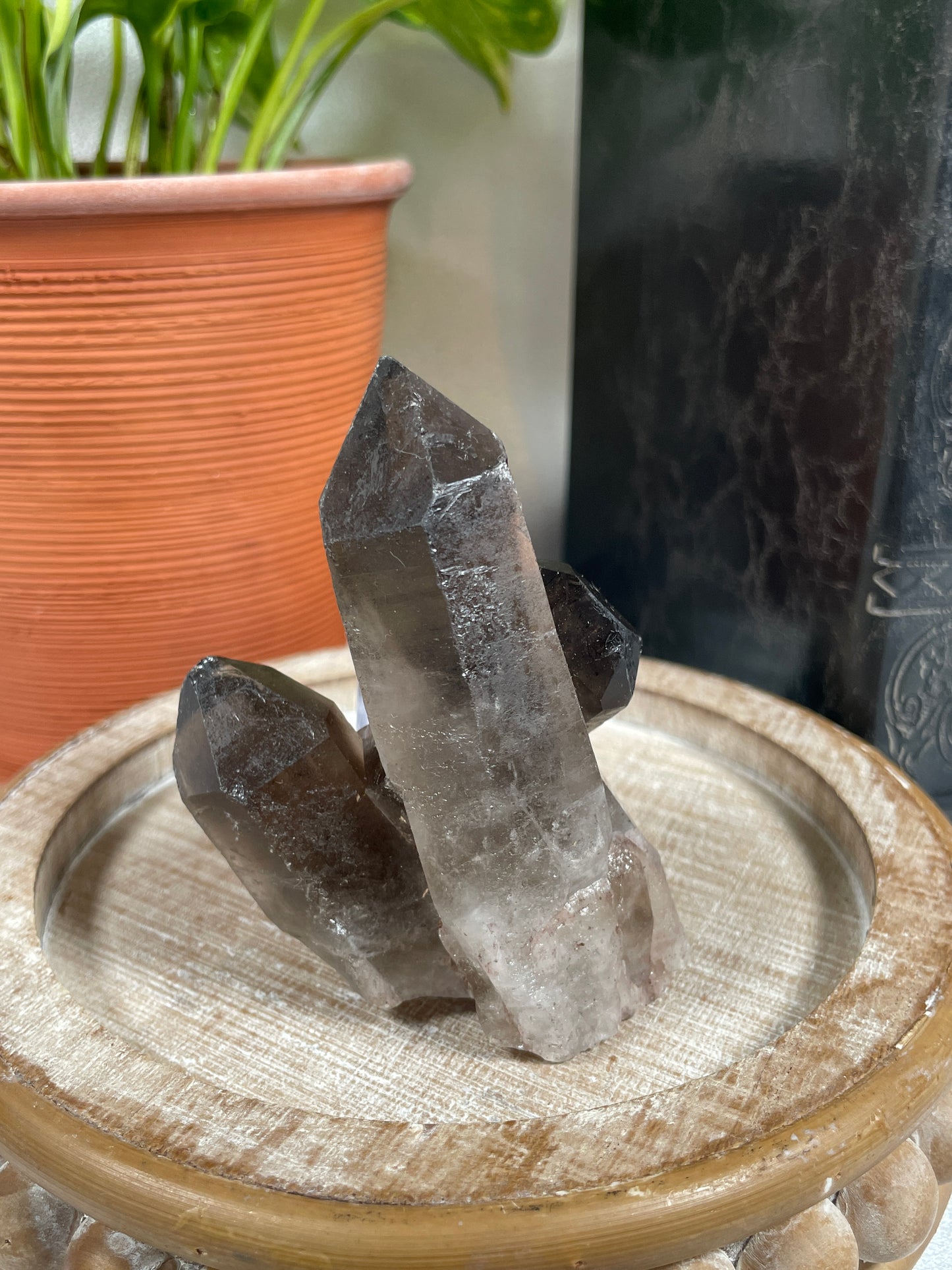 Smoky Quartz Cluster | Heat-Treated | E12