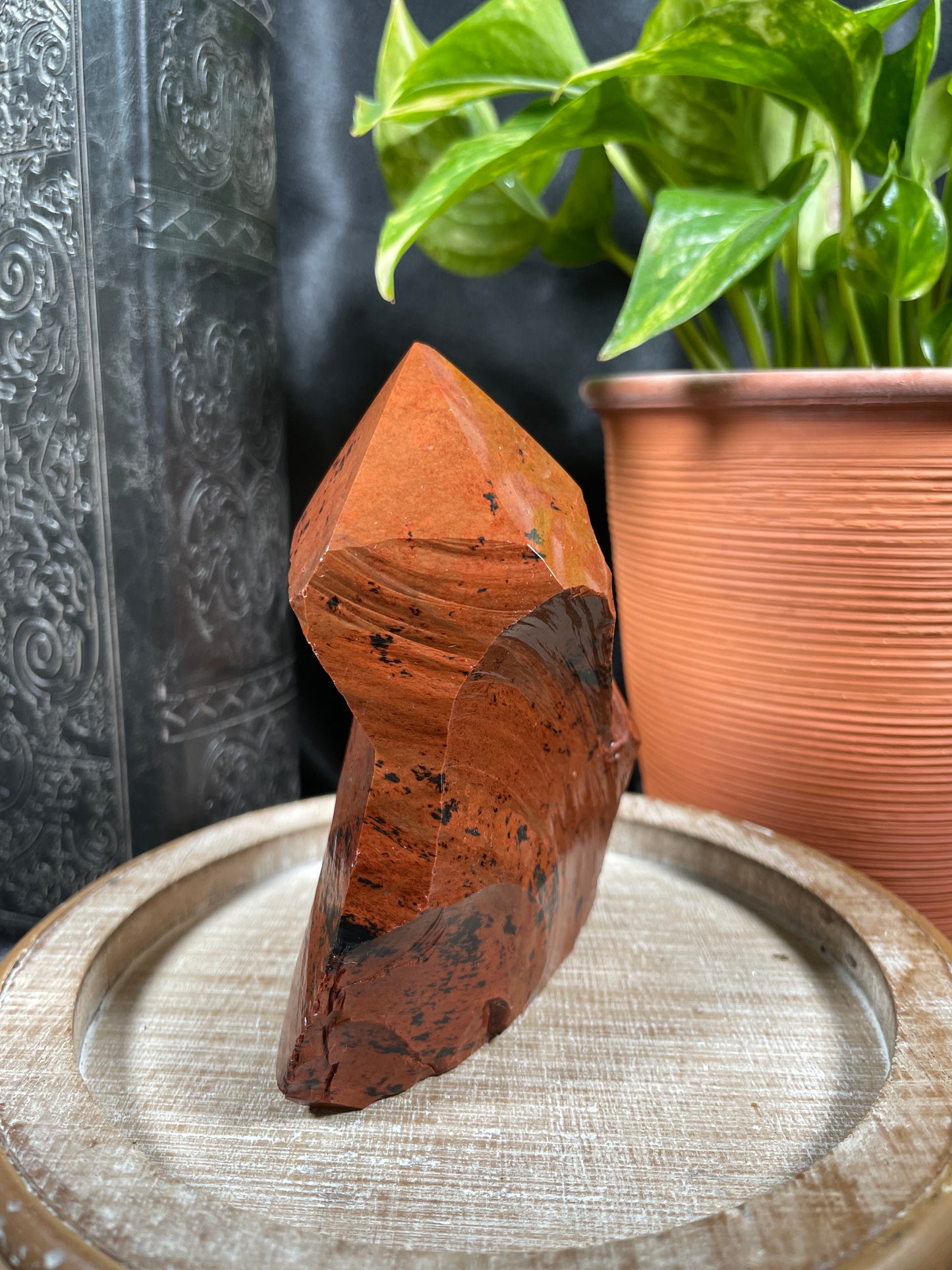 Mahogany Obsidian Point | Brazil | A18