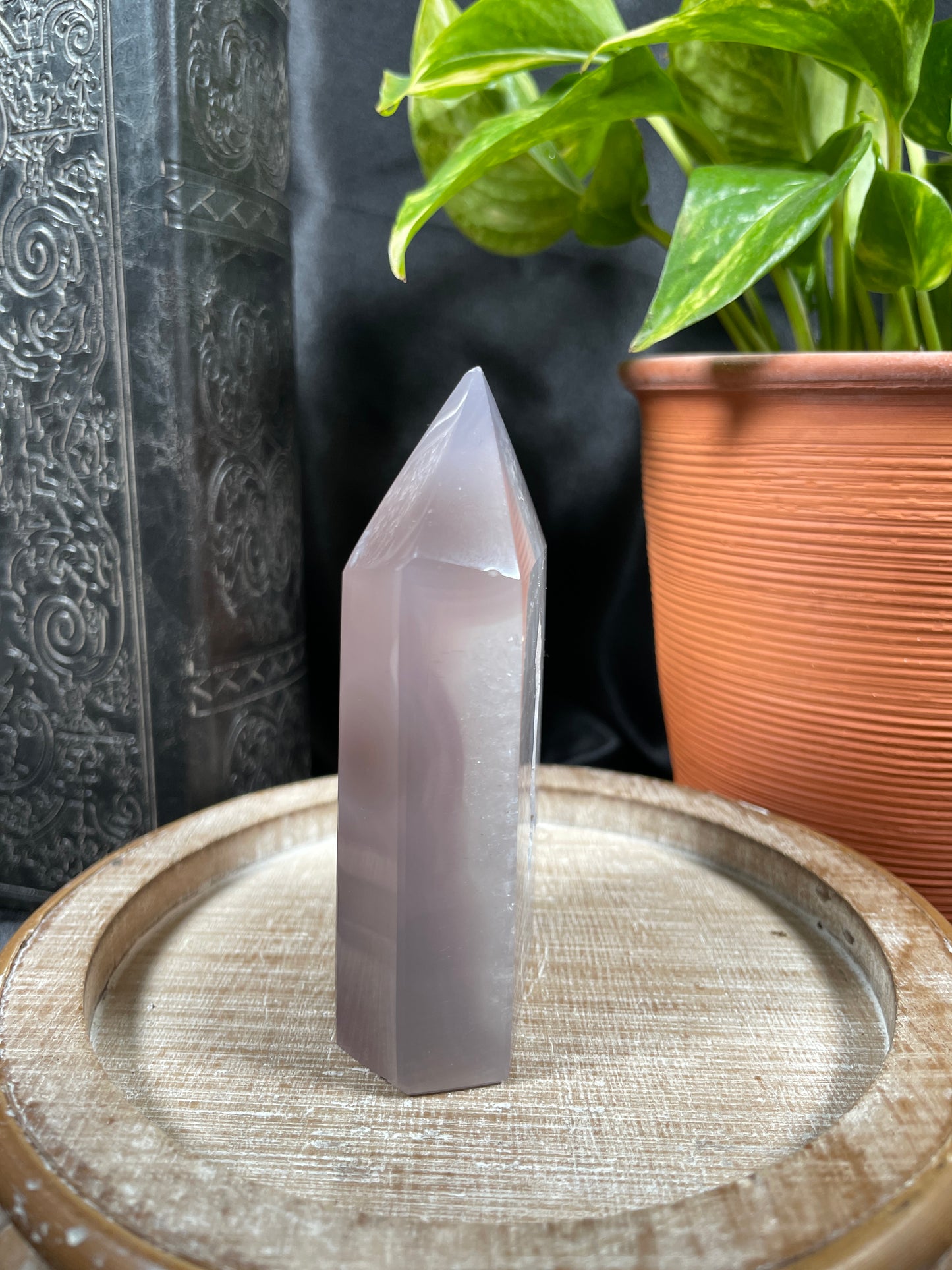 IMPERFECT | Druzy Agate Point | Brazil | AV44