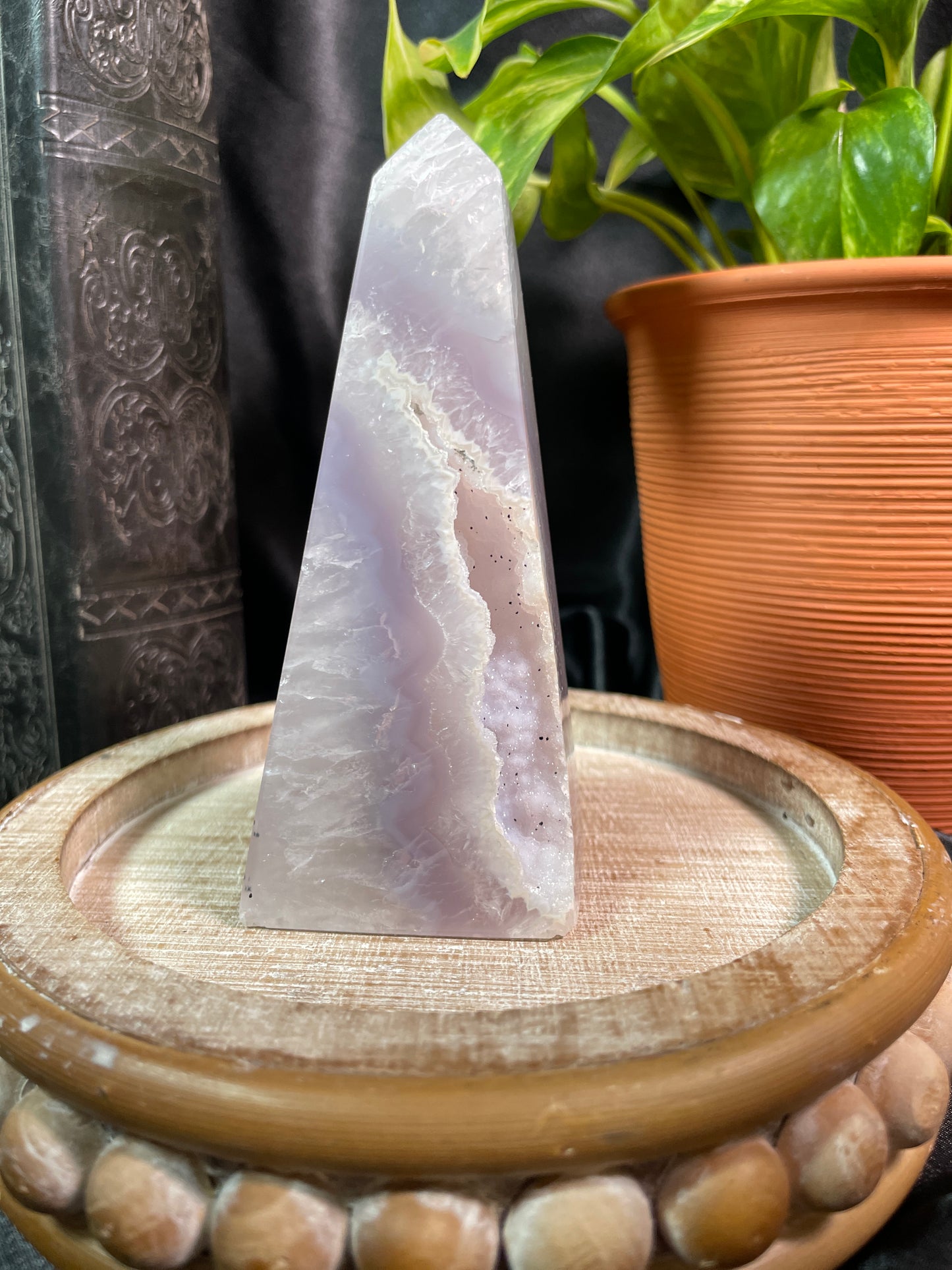 Druzy Agate Obelisk | Brazil | H52