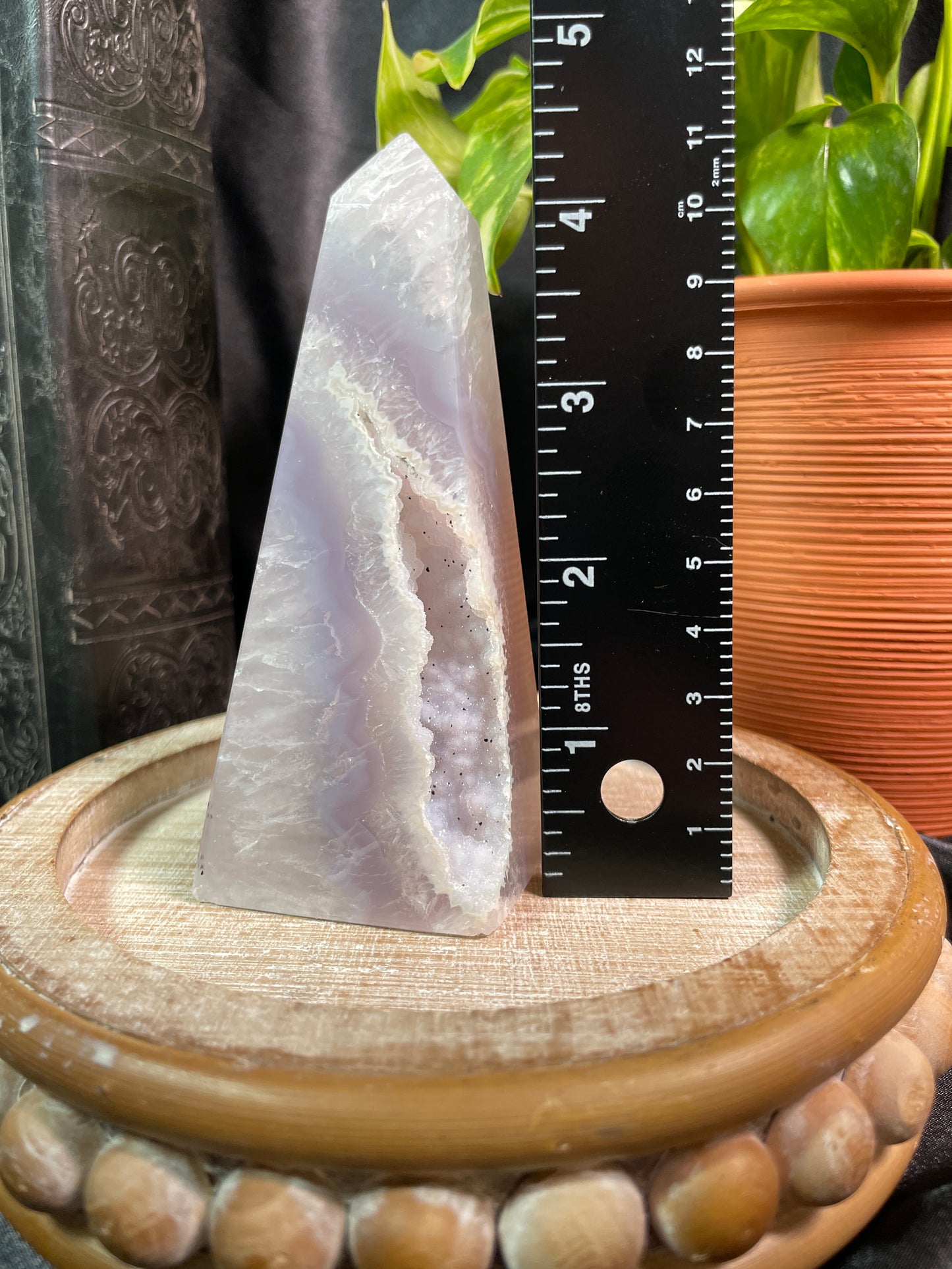 Druzy Agate Obelisk | Brazil | H52