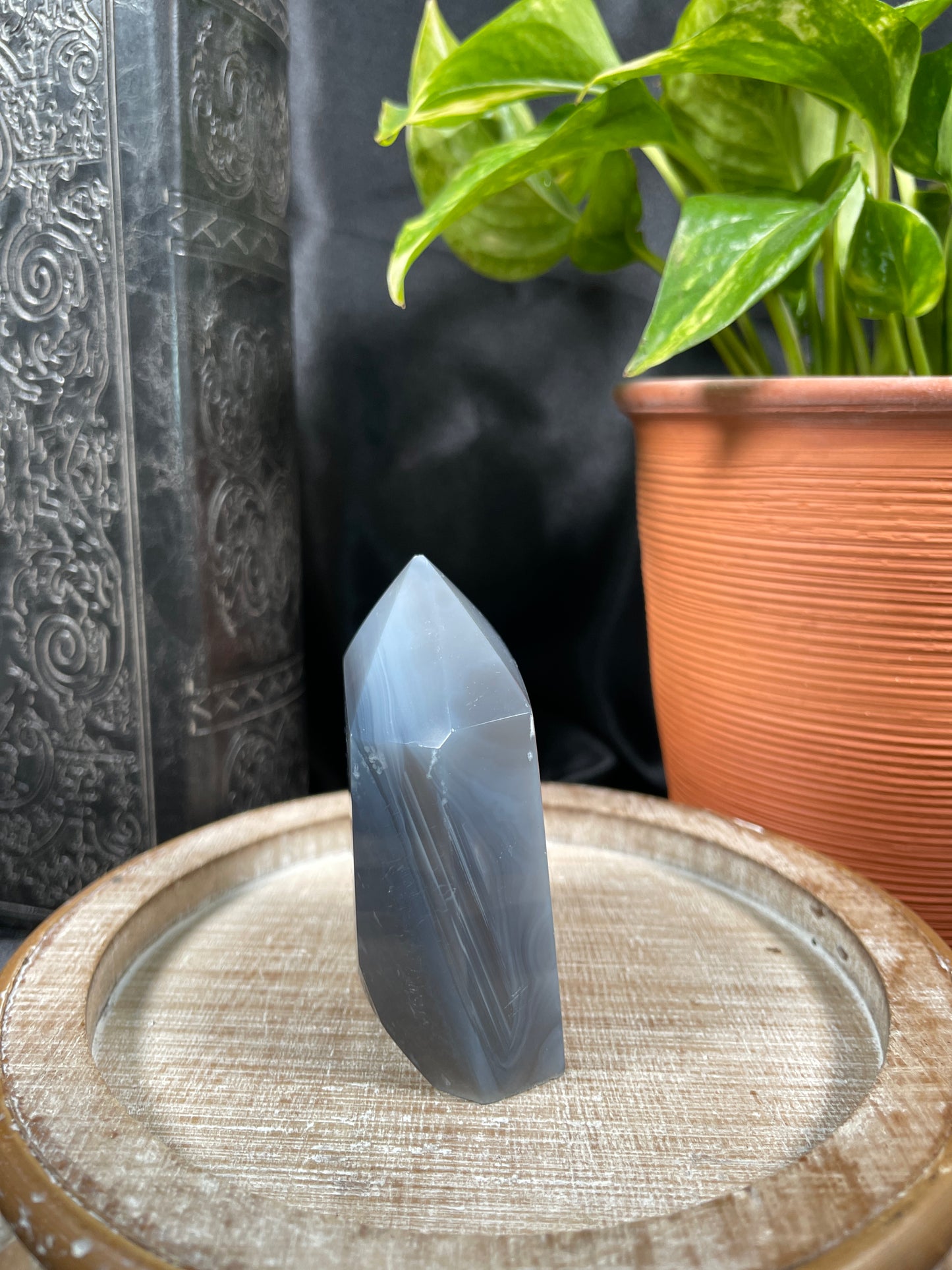 Druzy Agate Point | Brazil | AH39