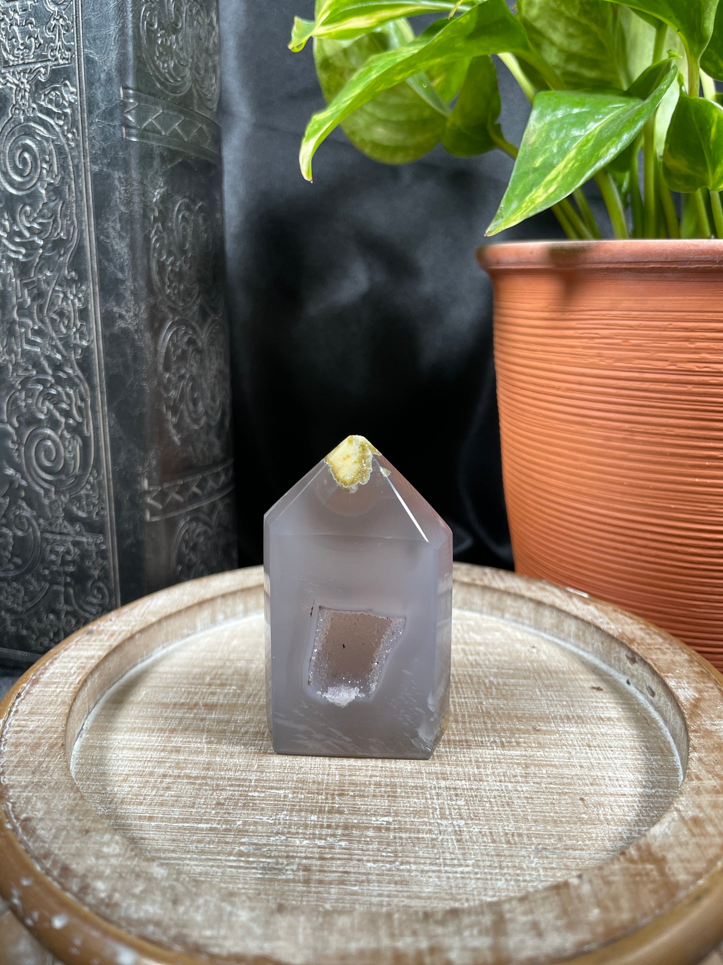 IMPERFECT | Druzy Agate Point | Brazil | BJ17