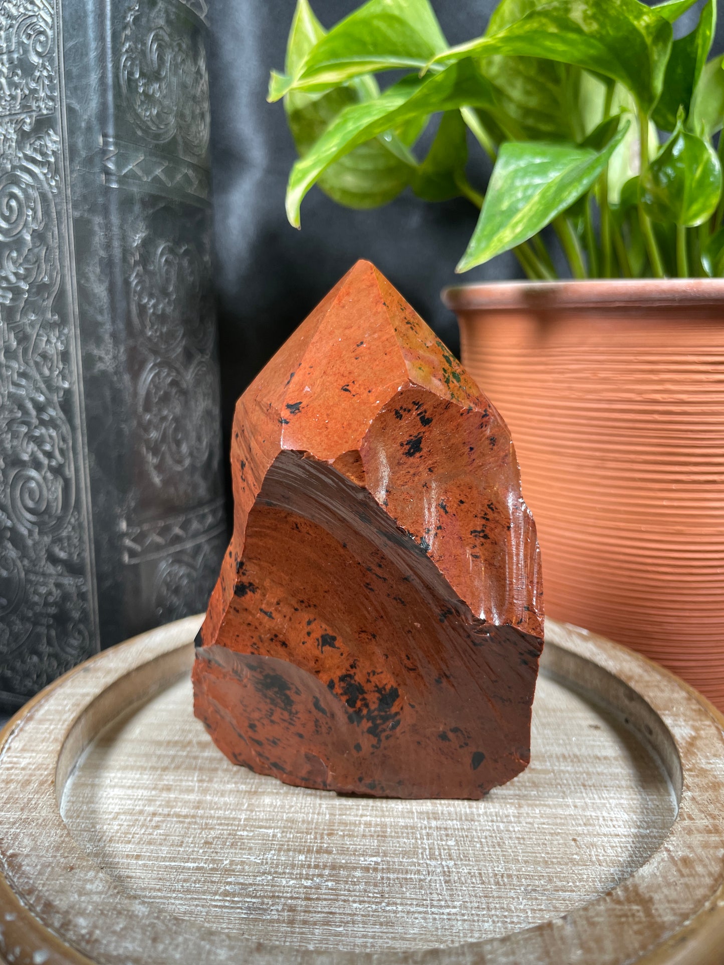 Mahogany Obsidian Point | Brazil | A18