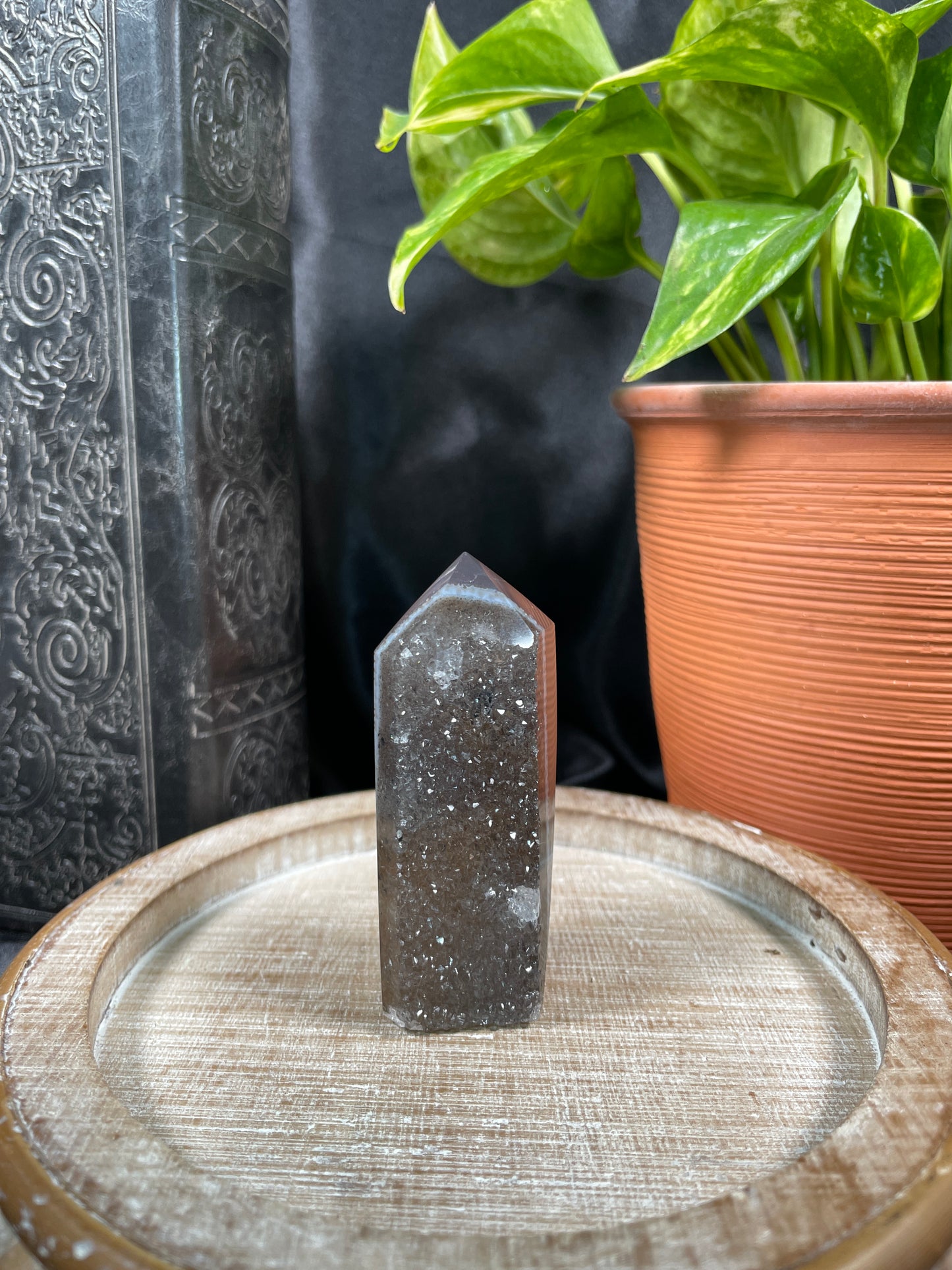 Druzy Agate Point | Brazil | AJ17