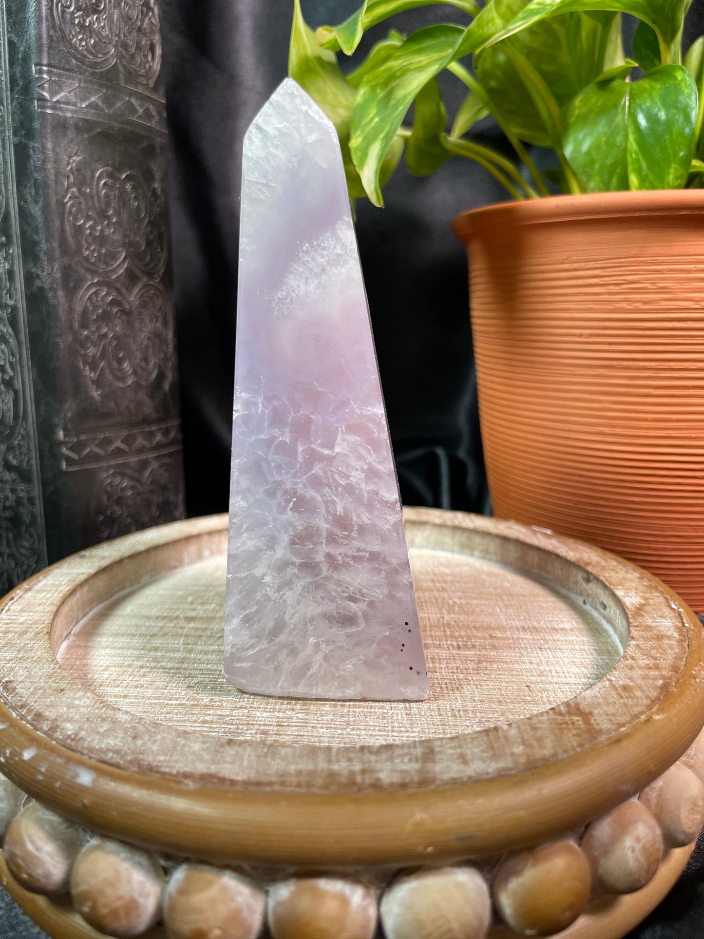 Druzy Agate Obelisk | Brazil | H52