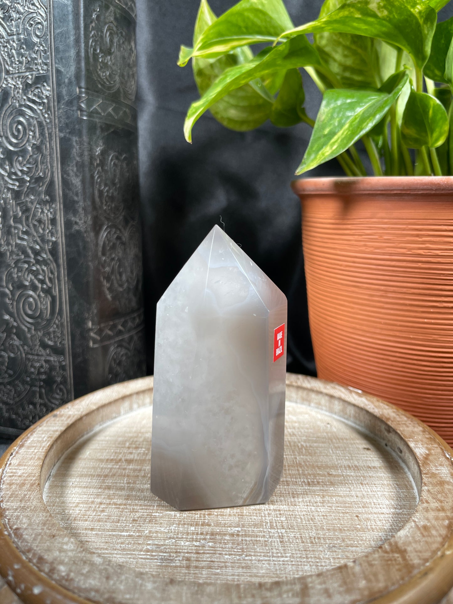 Druzy Agate Point | Brazil | BI34