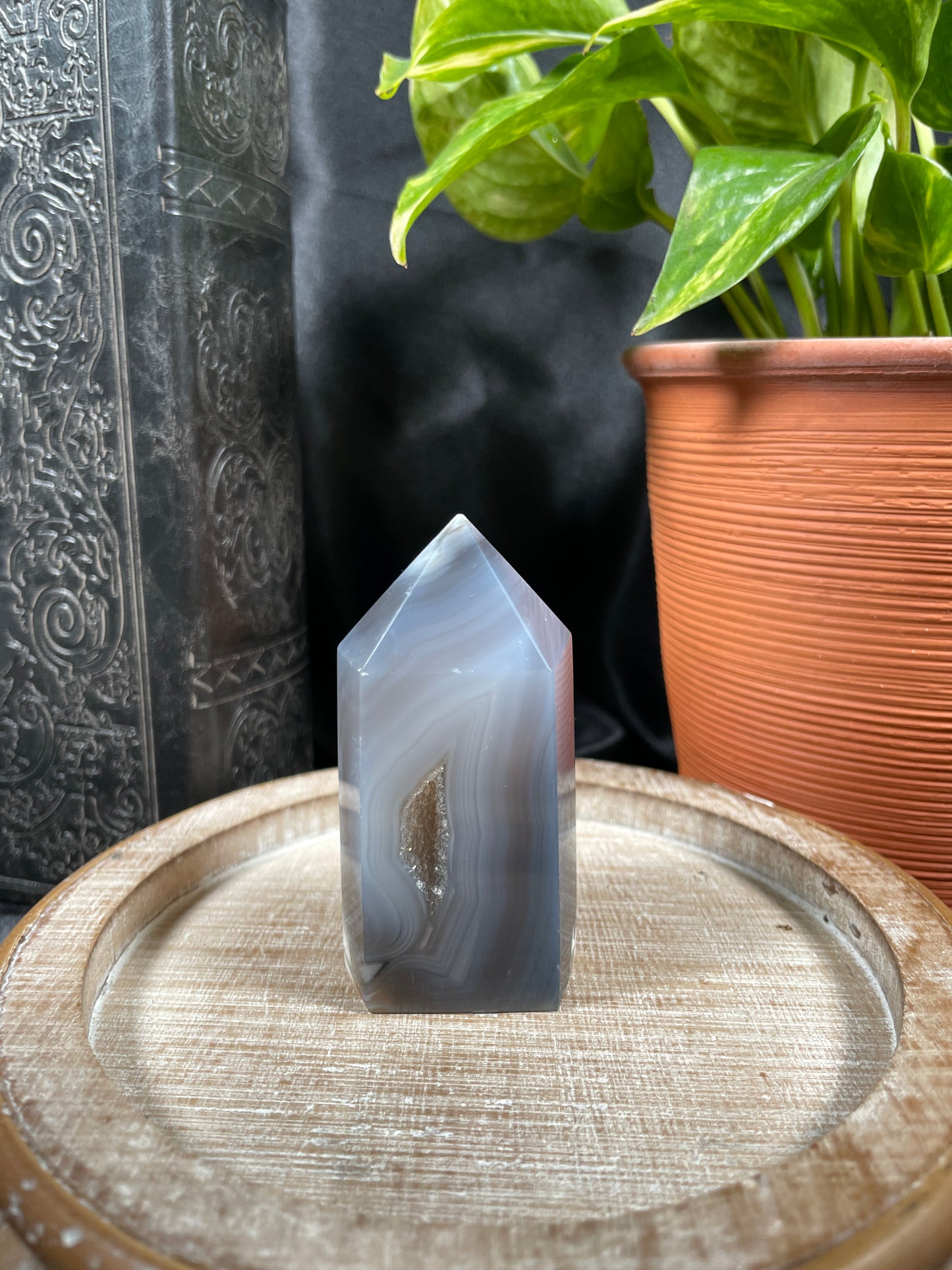 Druzy Agate Point | Brazil | BK25